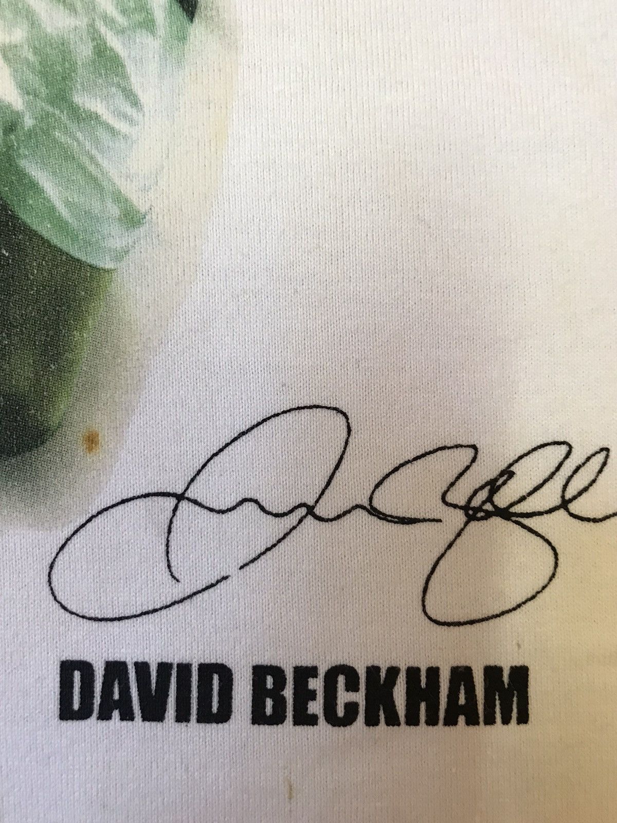 David Beckham × Vintage Vintage David Beckham No.7 Manchester United Football Tee Size US L / EU 52-54 / 3 - 6 Thumbnail