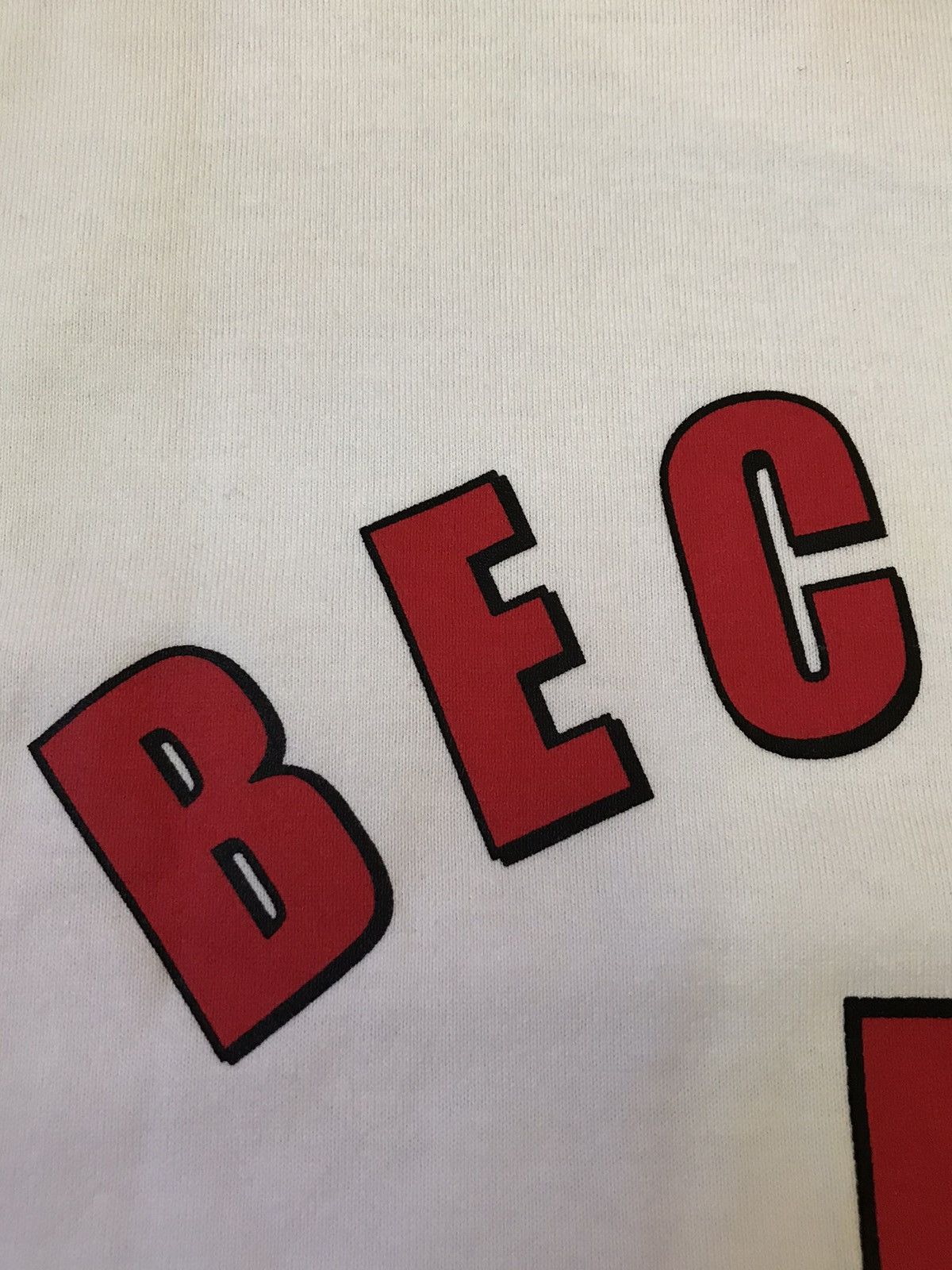 David Beckham × Vintage Vintage David Beckham No.7 Manchester United Football Tee Size US L / EU 52-54 / 3 - 13 Thumbnail
