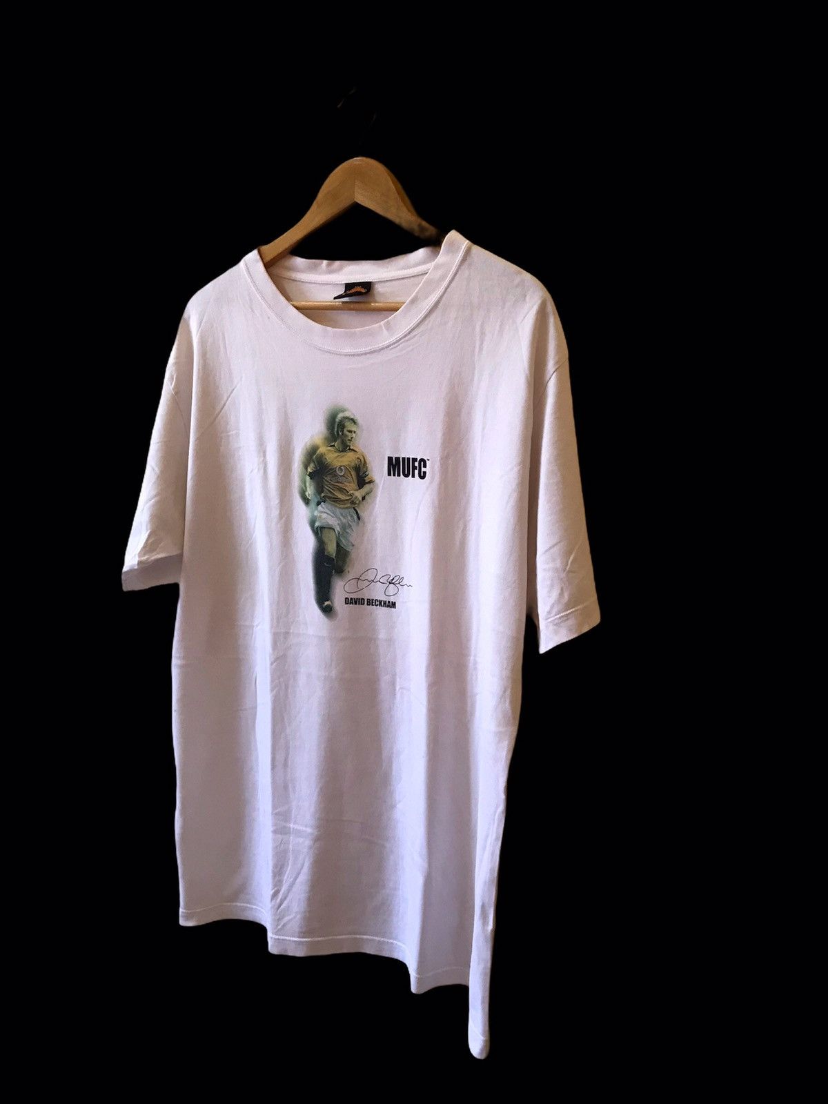 David Beckham × Vintage Vintage David Beckham No.7 Manchester United Football Tee Size US L / EU 52-54 / 3 - 2 Thumbnail
