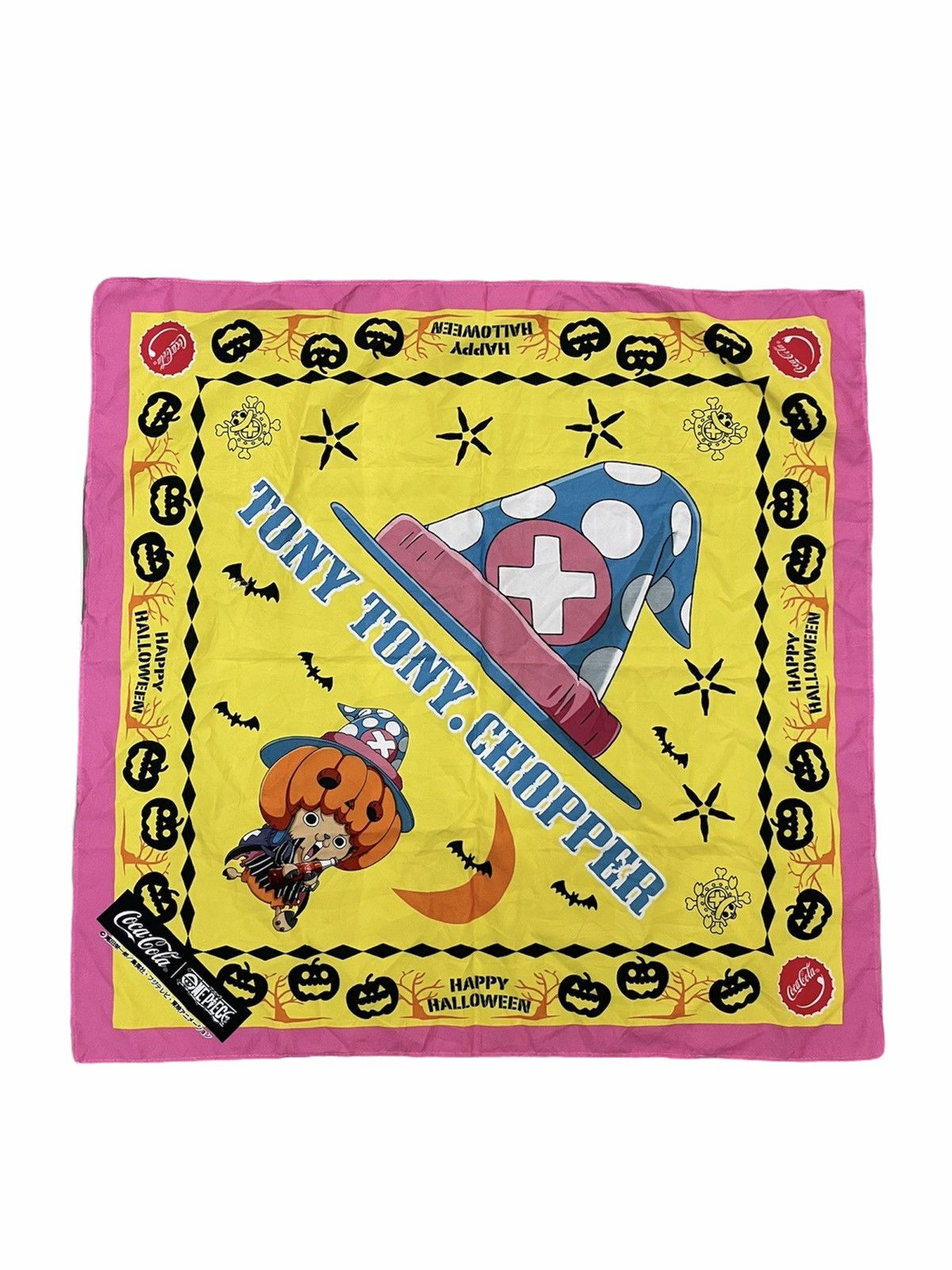 Coca Cola × One Piece RARE One Piece x Coca-Cola Halloween Chopper Bandana Size ONE SIZE - 1 Thumbnail