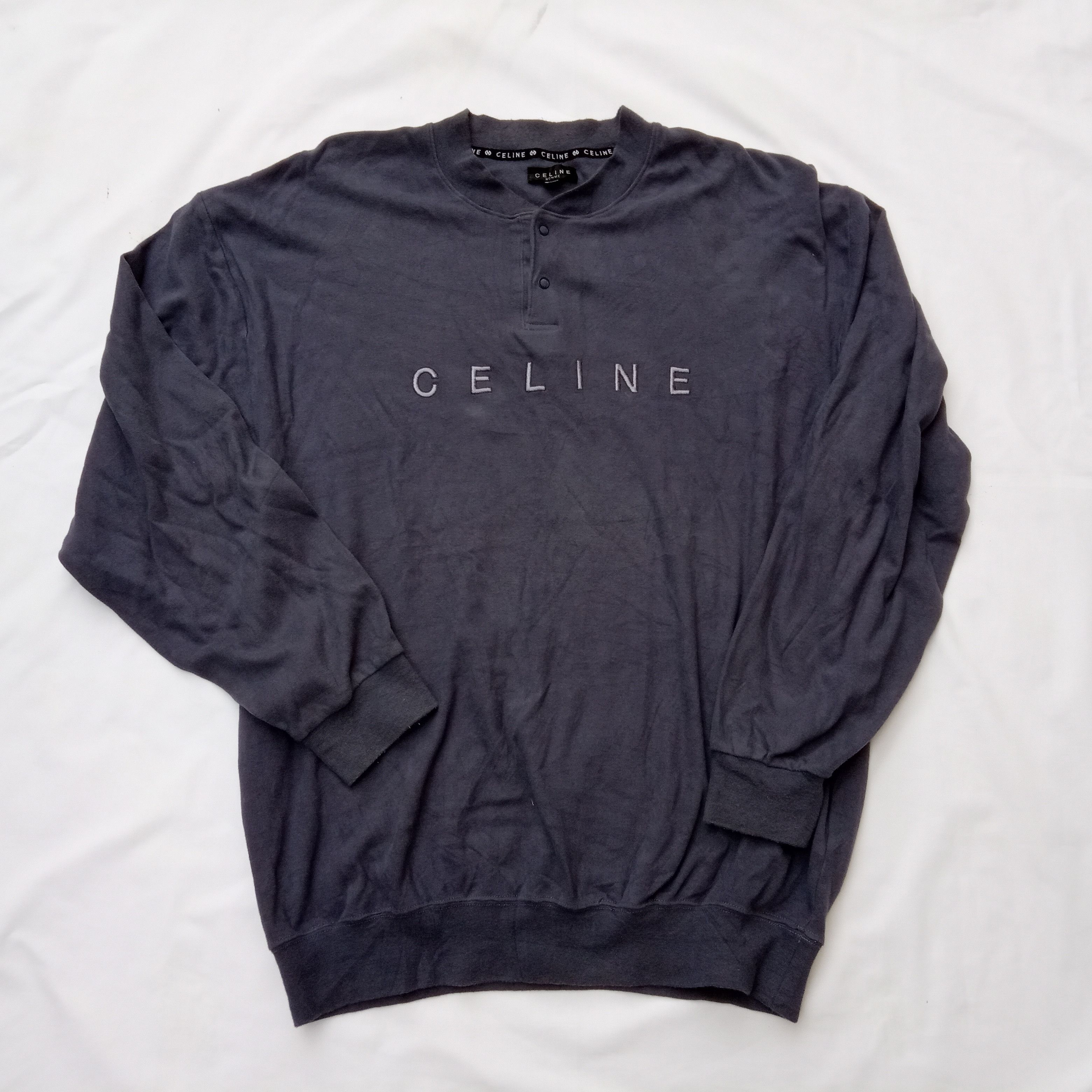 Celine homme bordiered spellout Size US L / EU 52-54 / 3 - 1 Thumbnail