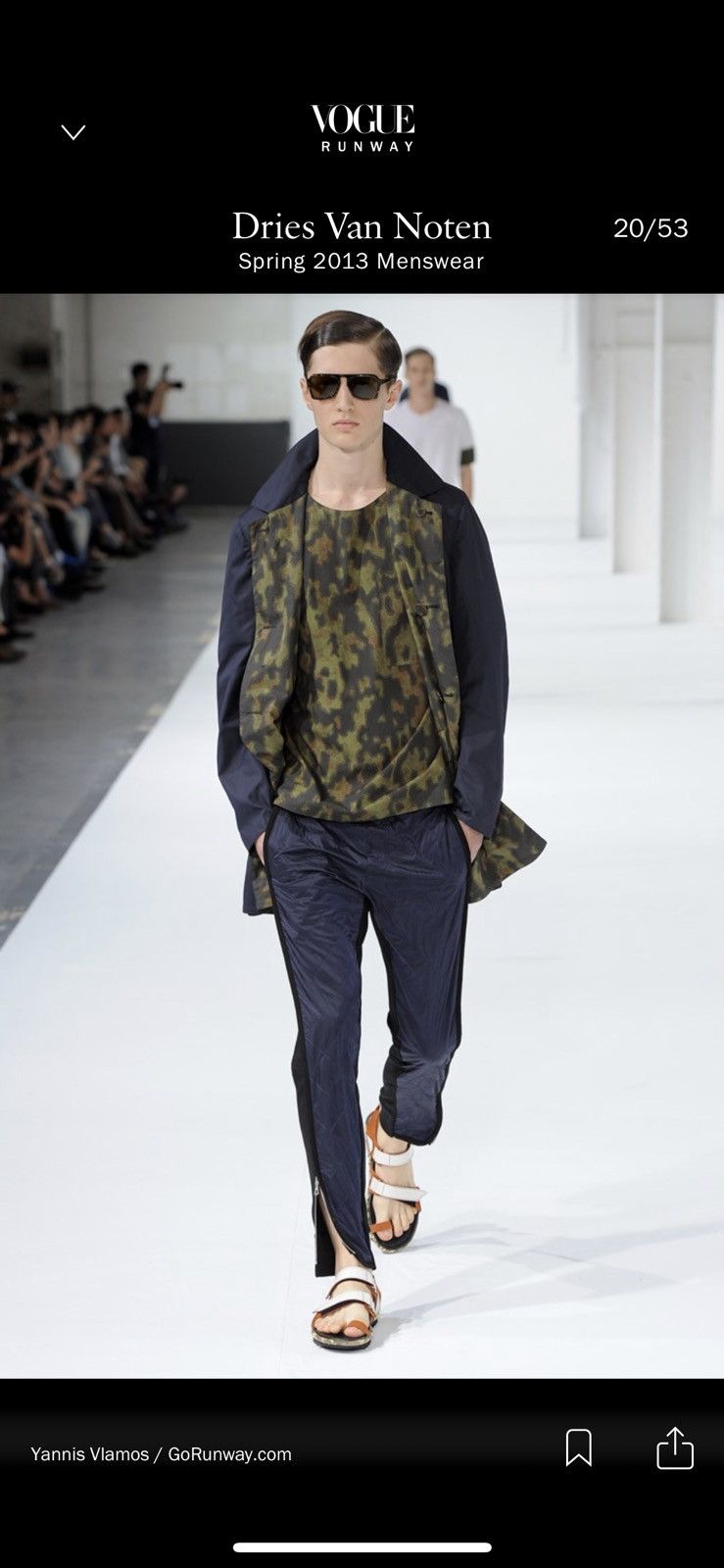 Dries Van Noten Short Sleeve Camo Top Size US M / EU 48-50 / 2 - 1 Thumbnail