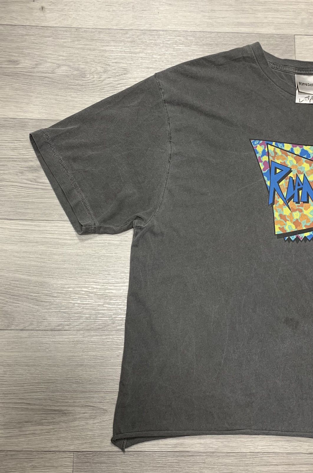 RIPNDIP Rip N Dip Grey Camo logo Printed t shirt Size US M / EU 48-50 / 2 - 4 Thumbnail