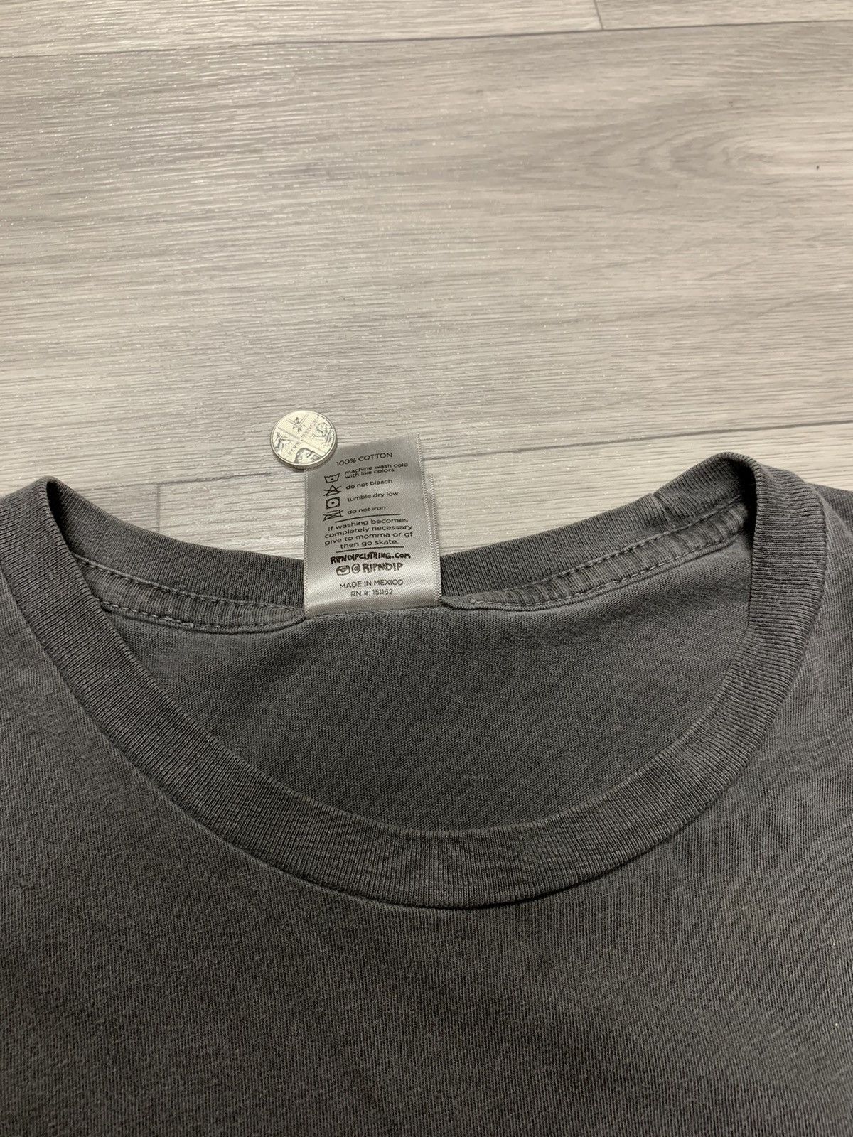 RIPNDIP Rip N Dip Grey Camo logo Printed t shirt Size US M / EU 48-50 / 2 - 7 Thumbnail