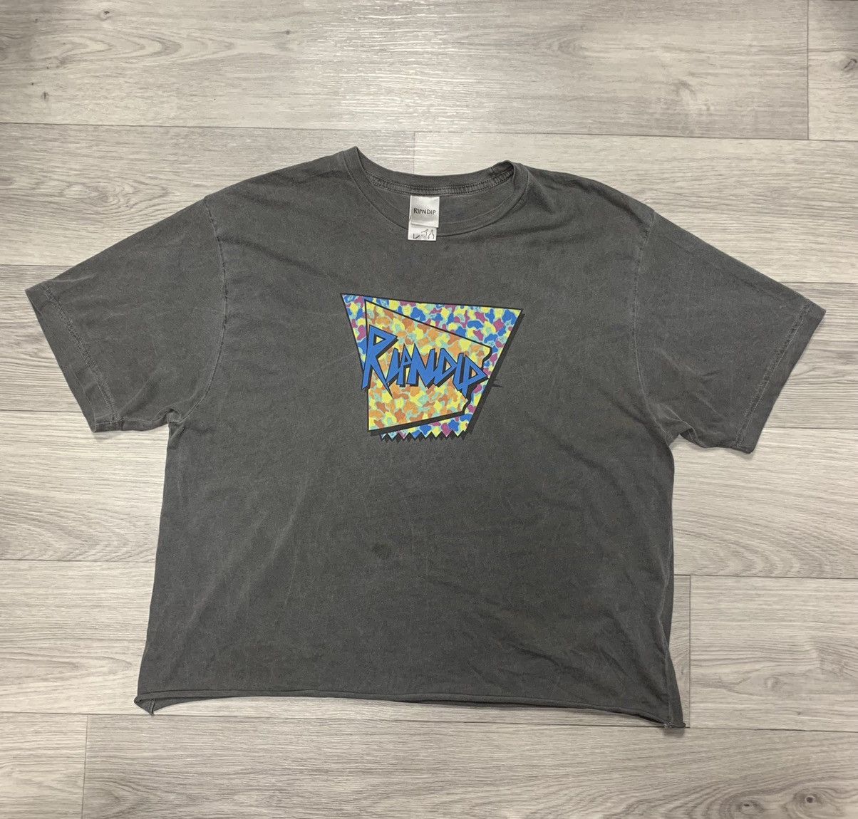 RIPNDIP Rip N Dip Grey Camo logo Printed t shirt Size US M / EU 48-50 / 2 - 1 Thumbnail