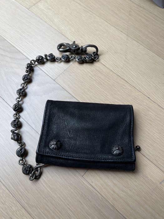Chrome Hearts Chrome Hearts Leather Chain Wallet | Grailed