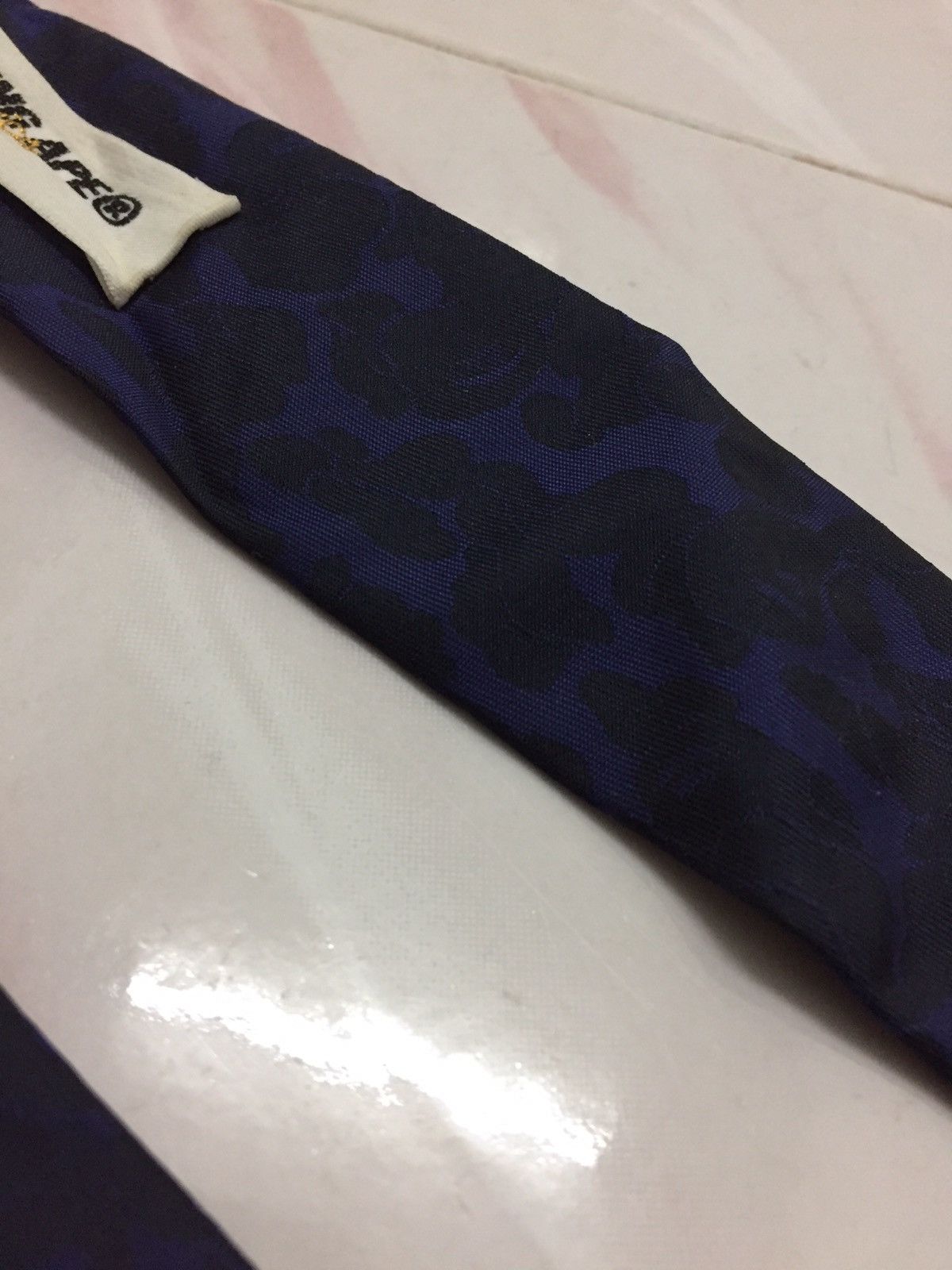 Bape Bape Blue Camo Belt (Necktie Material) Size ONE SIZE - 6 Thumbnail
