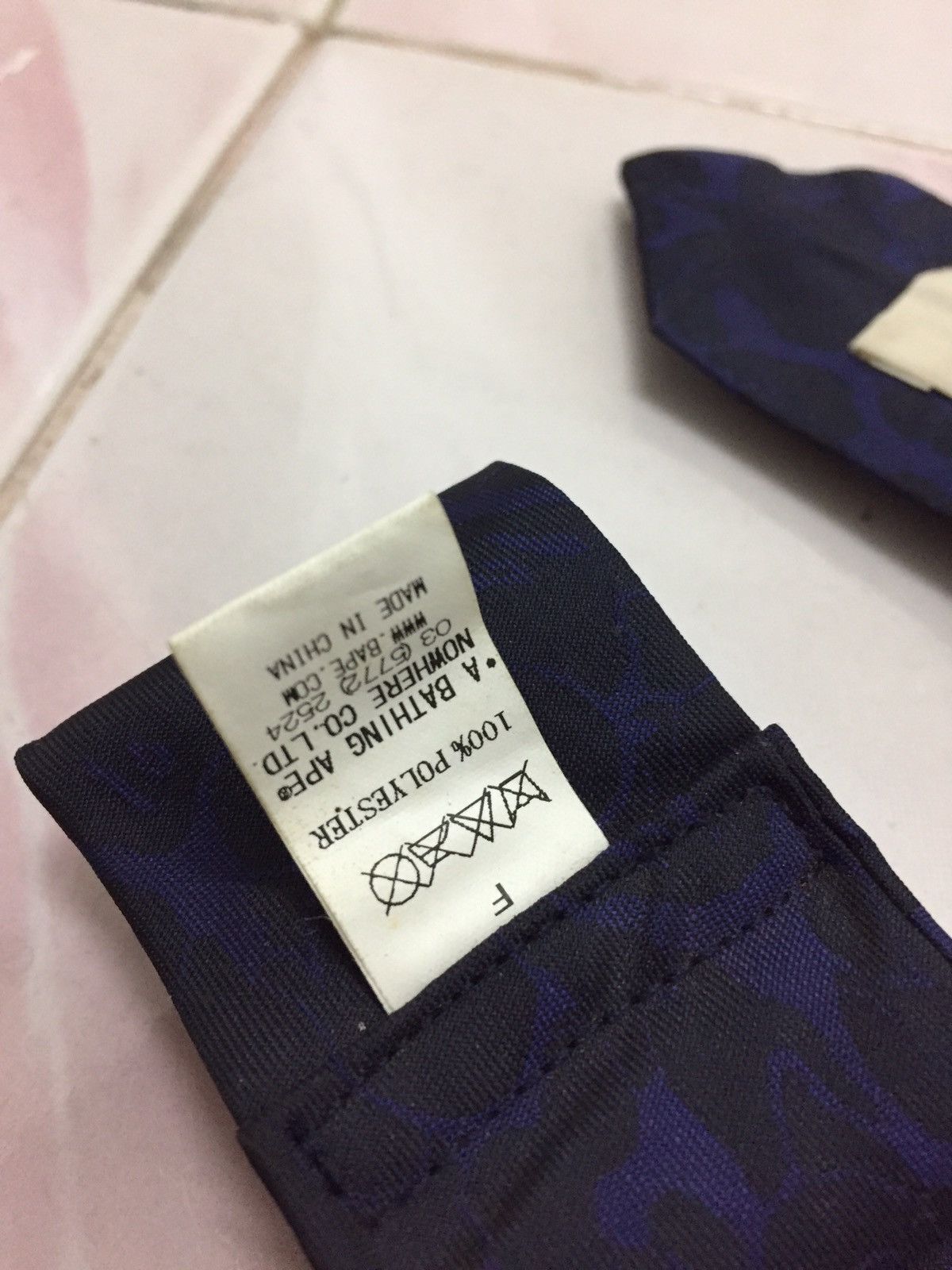 Bape Bape Blue Camo Belt (Necktie Material) Size ONE SIZE - 8 Thumbnail
