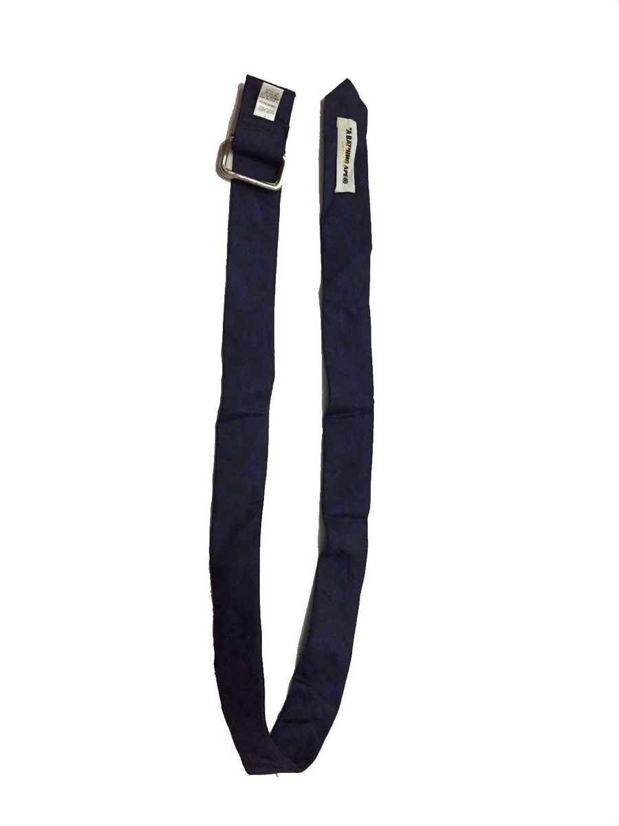 Bape Bape Blue Camo Belt (Necktie Material) Size ONE SIZE - 2 Thumbnail