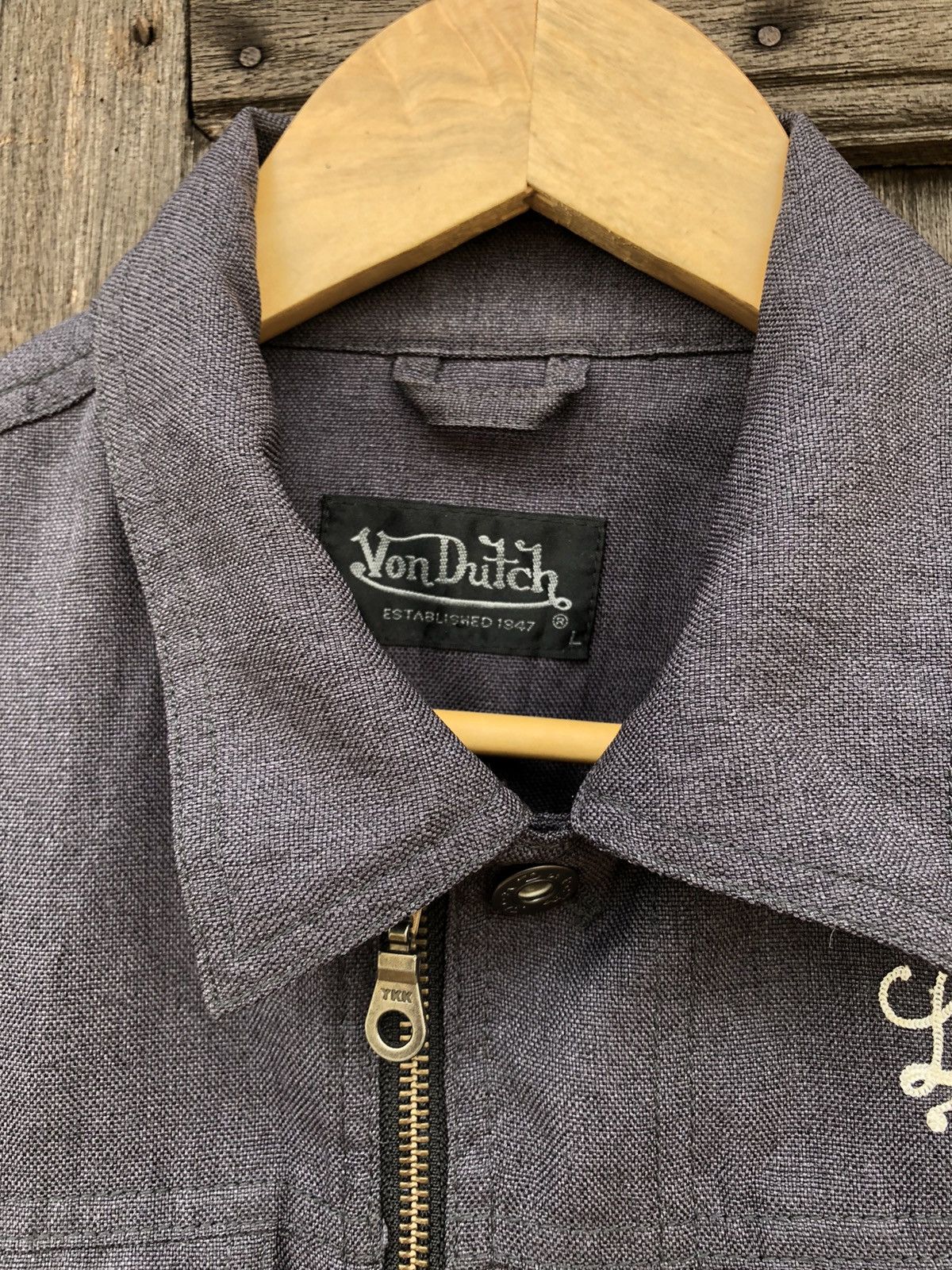 Vintage × Von Dutch Vintage Von Dutch Spellout Logo Jacket Size US M / EU 48-50 / 2 - 5 Thumbnail