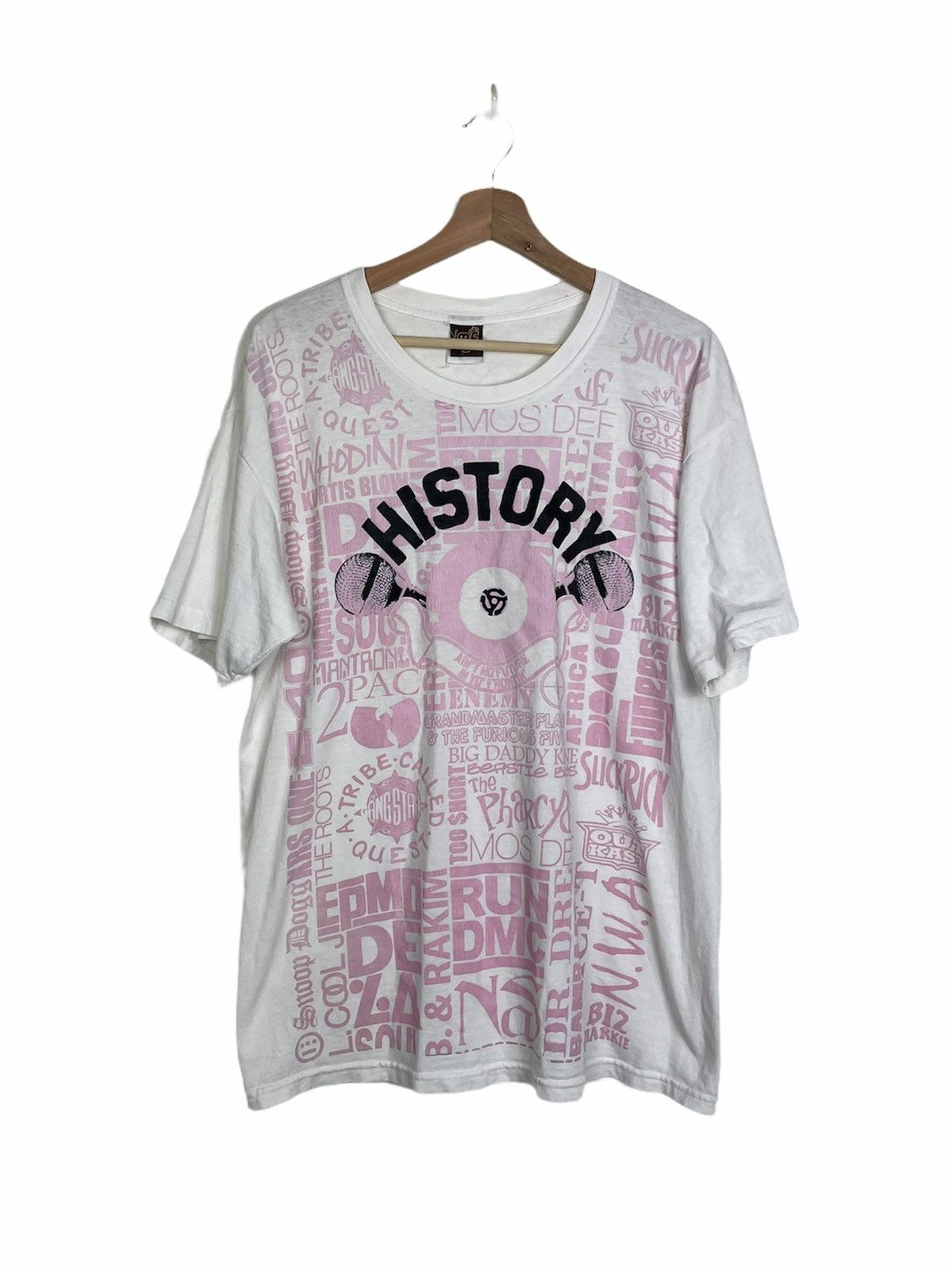 Rap Tees × Vintage 2000s Mixwell “HISTORY” Hip-Hop Legends Tee Size US L / EU 52-54 / 3 - 1 Thumbnail