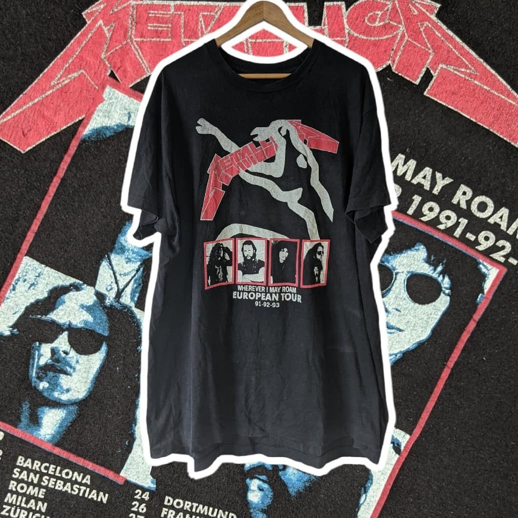 Vintage 1991 Metallica Wherever I May Roam Tour Europe | Grailed