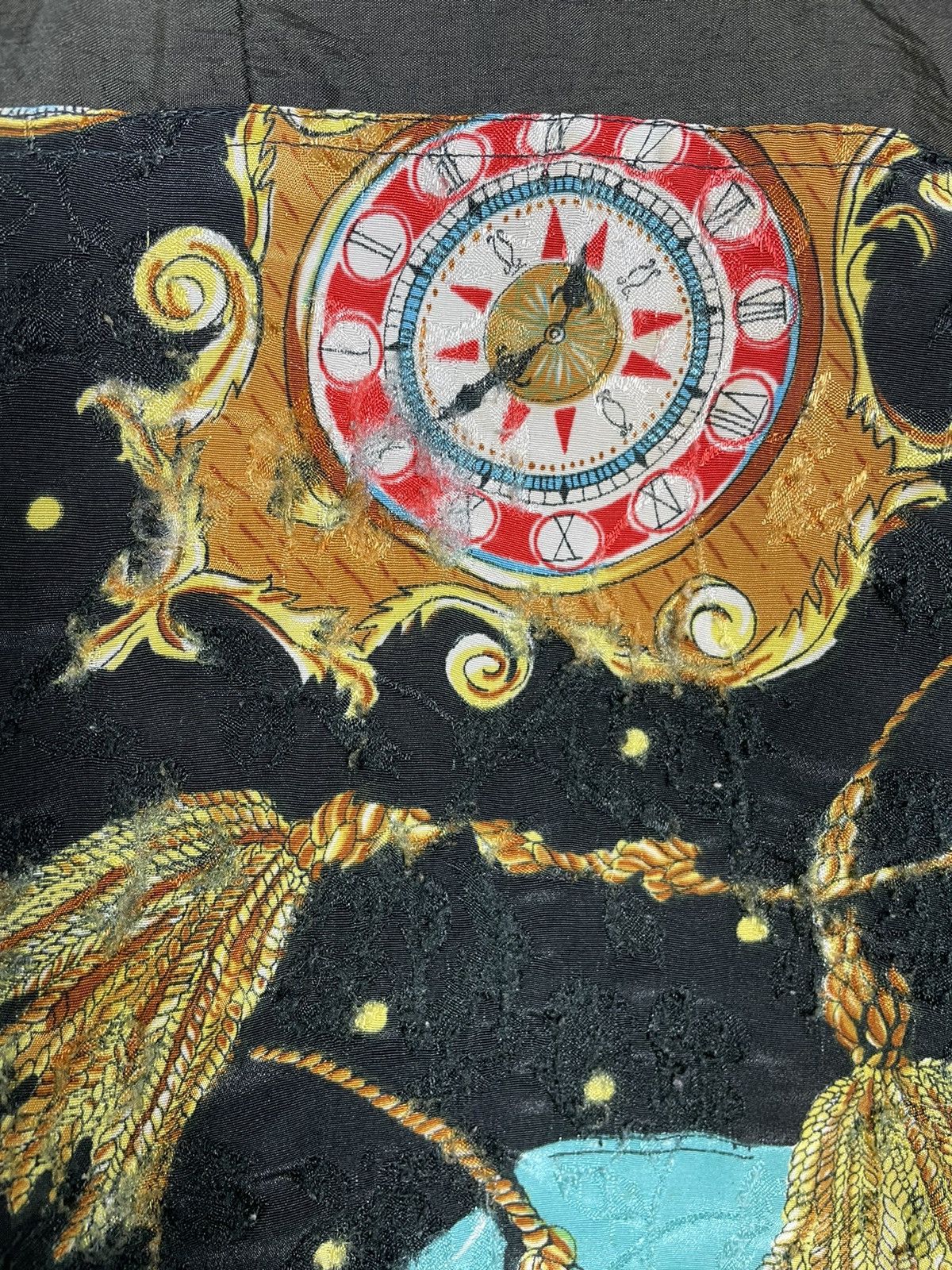 Designer × Studio D'Artisan × Vintage 90s Clipper Bay Baroque Clock Jacket | Versace Style Size US L / EU 52-54 / 3 - 12 Thumbnail