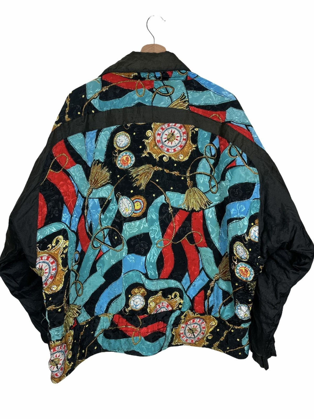 Designer × Studio D'Artisan × Vintage 90s Clipper Bay Baroque Clock Jacket | Versace Style Size US L / EU 52-54 / 3 - 13 Thumbnail
