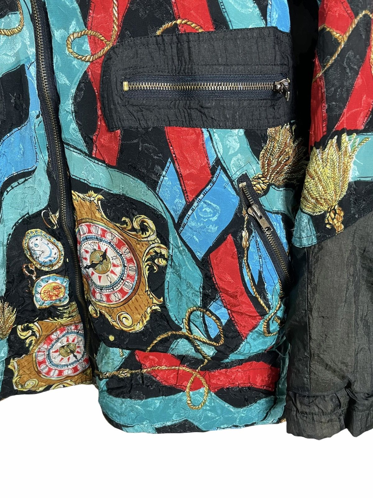 Designer × Studio D'Artisan × Vintage 90s Clipper Bay Baroque Clock Jacket | Versace Style Size US L / EU 52-54 / 3 - 11 Thumbnail