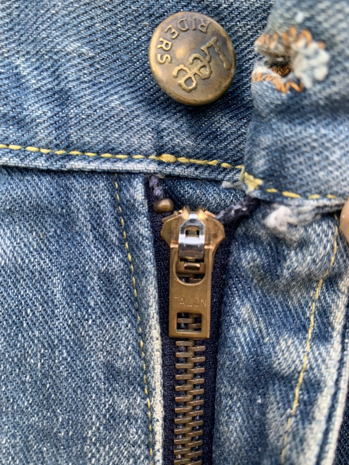 Lee × Vintage Vintage Lee Raiders Top Button 20 Made in Usa Size US 30 / EU 46 - 15 Thumbnail