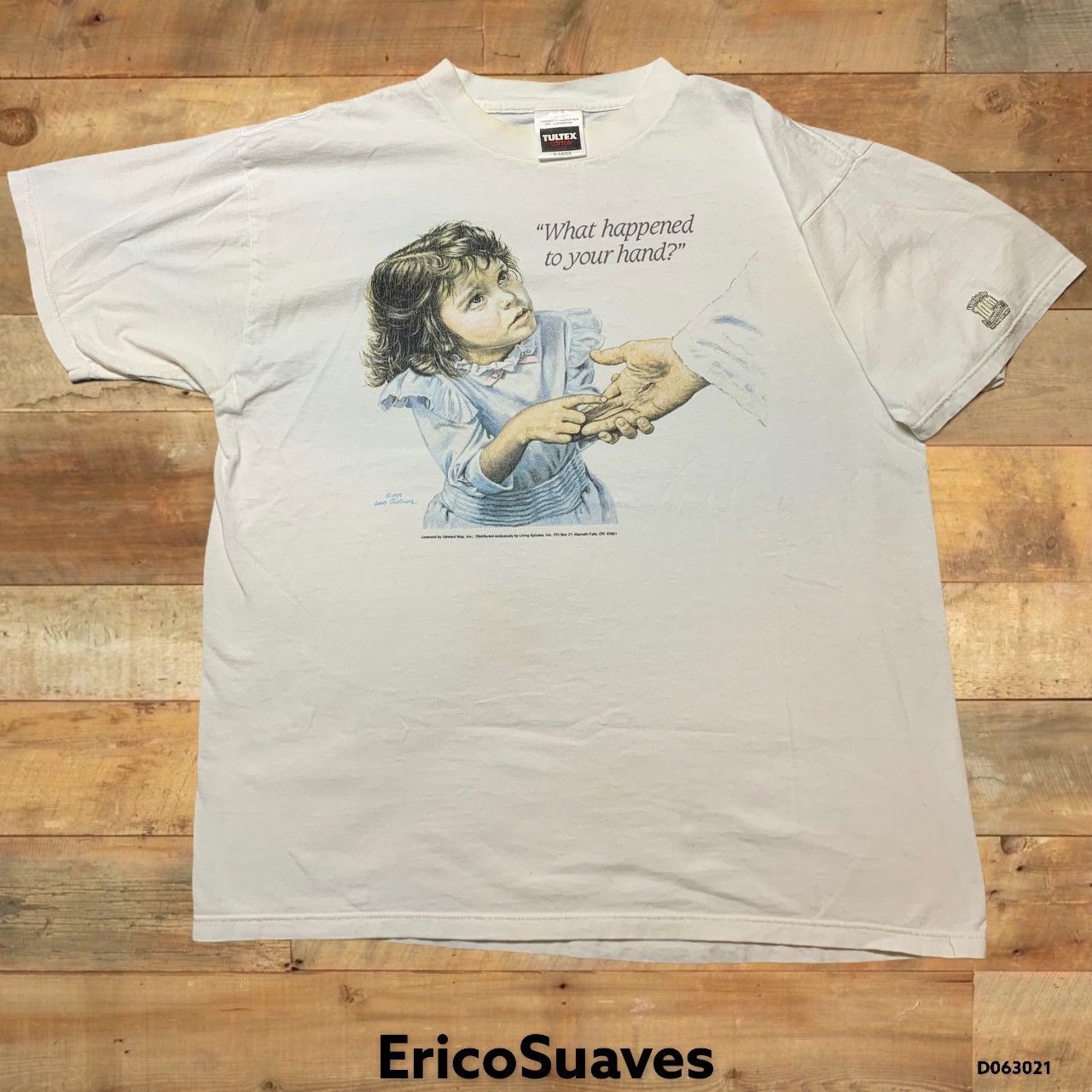 Streetwear × Vintage 1989 WHAT HAPPENED TO YOUR HAND? Jesus