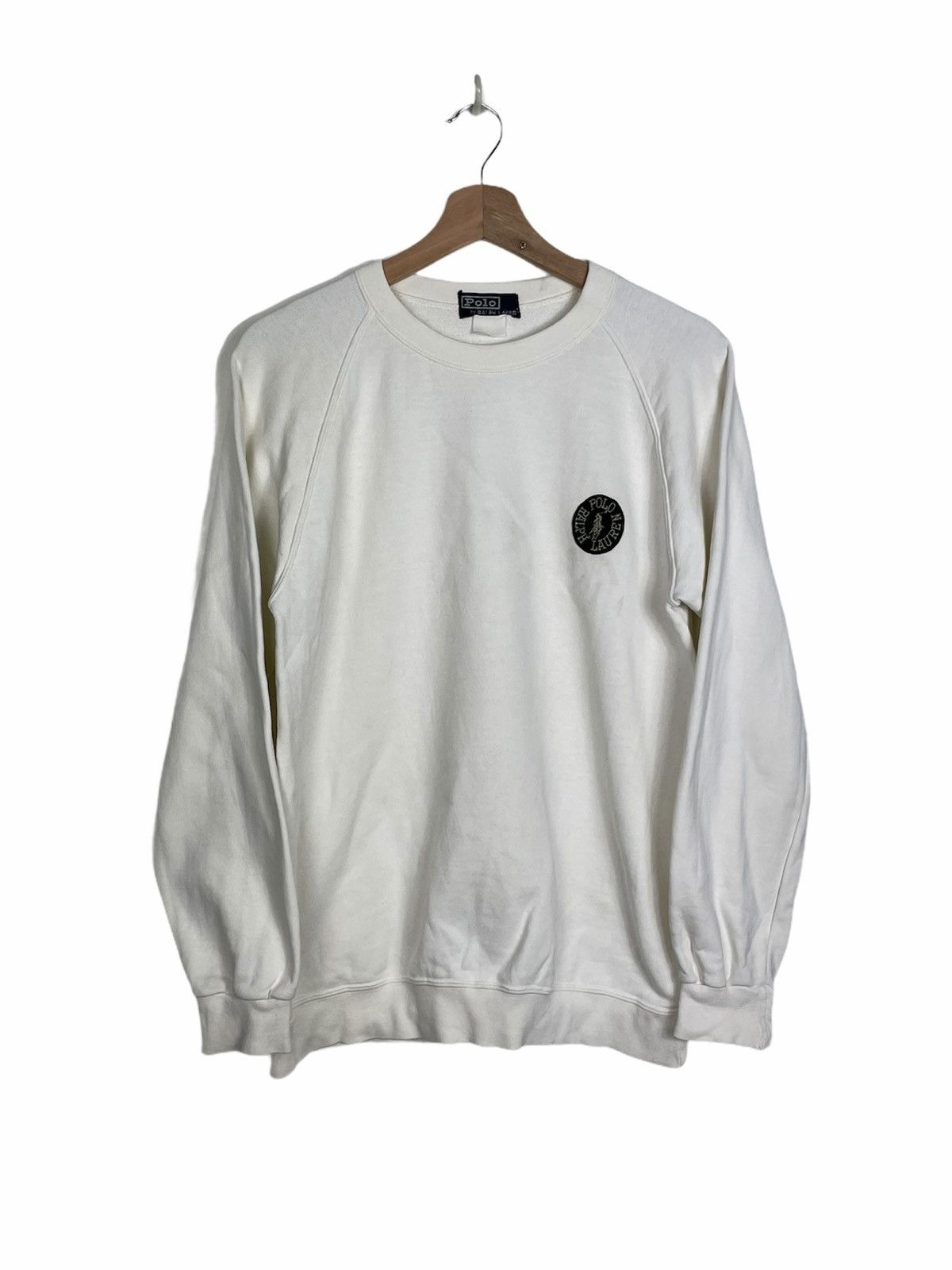 Polo Ralph Lauren × Vintage Vintage 90s Polo Ralph Lauren Patch Sweatshirt Size US M / EU 48-50 / 2 - 1 Thumbnail