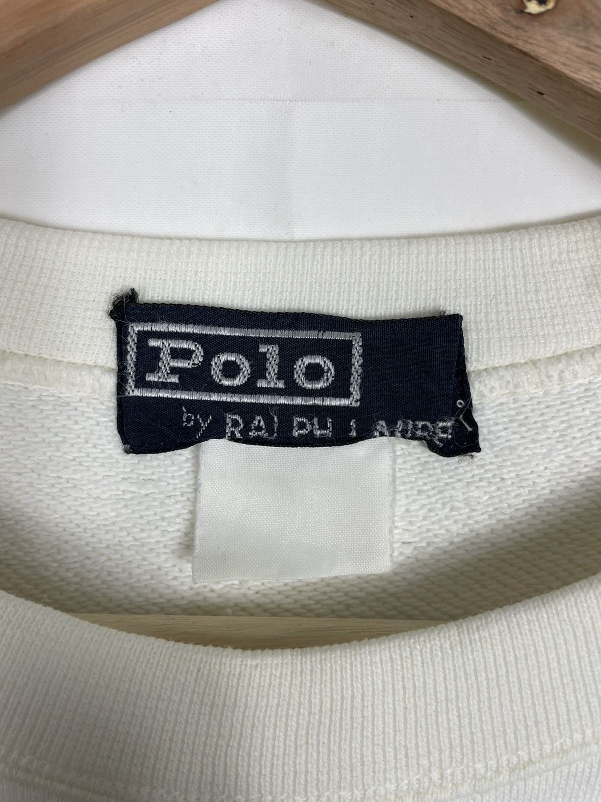 Polo Ralph Lauren × Vintage Vintage 90s Polo Ralph Lauren Patch Sweatshirt Size US M / EU 48-50 / 2 - 4 Thumbnail