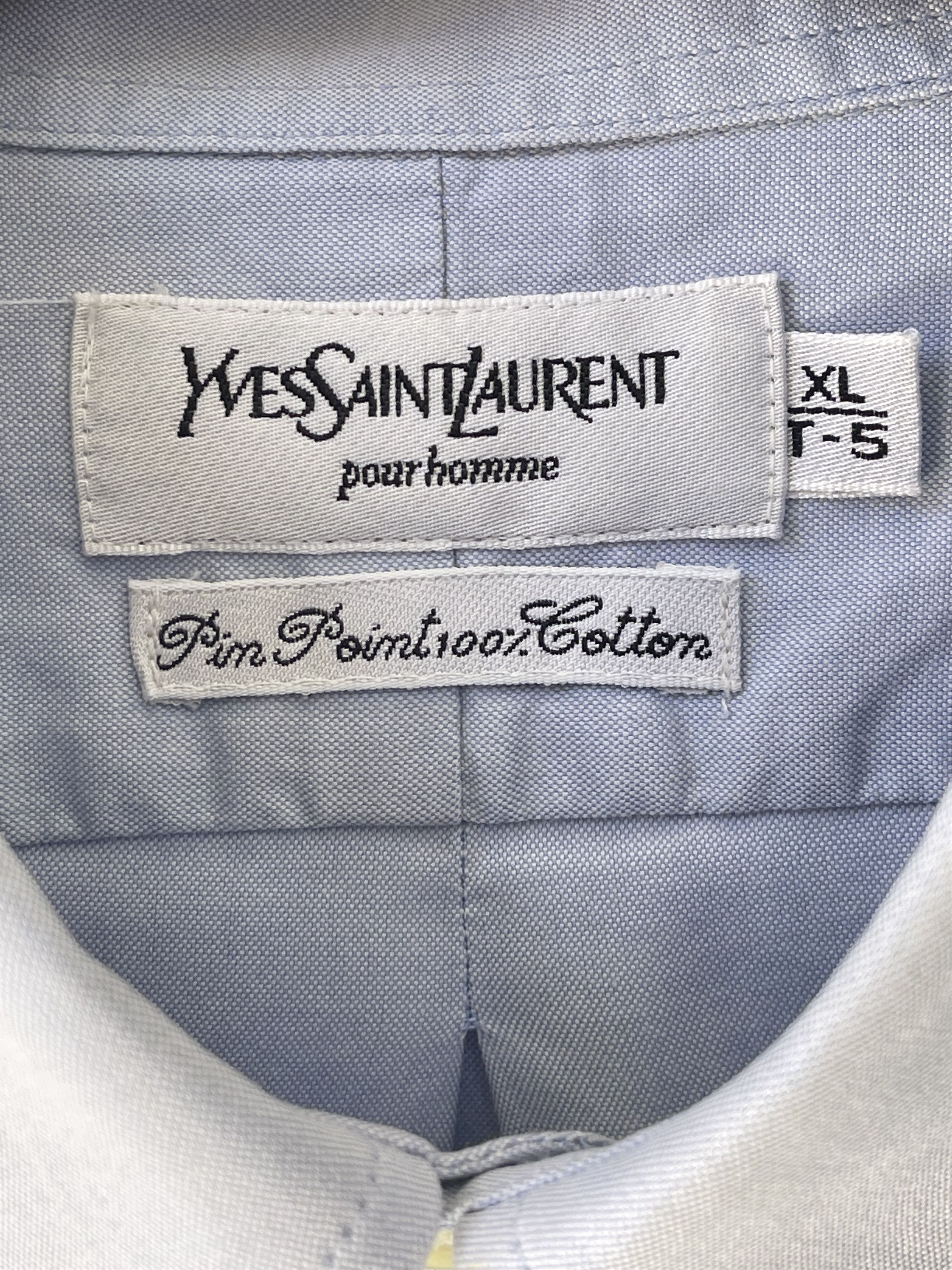 Yves Saint Laurent 🔥 Ysl vintage Saint Laurent shirt short sleeve xl Size US XL / EU 56 / 4 - 5 Thumbnail
