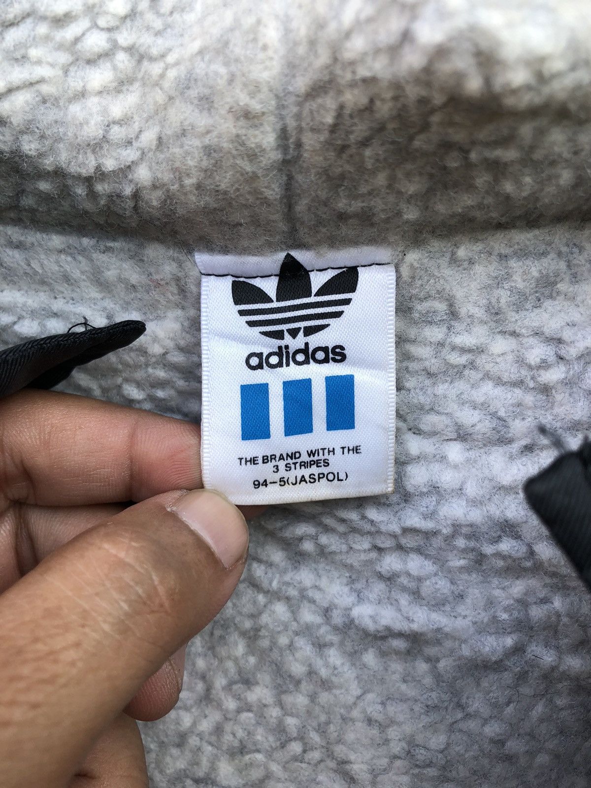 Adidas × Vintage Vintage 90s Adidas Big Logo Jacket Size US L / EU 52-54 / 3 - 3 Thumbnail