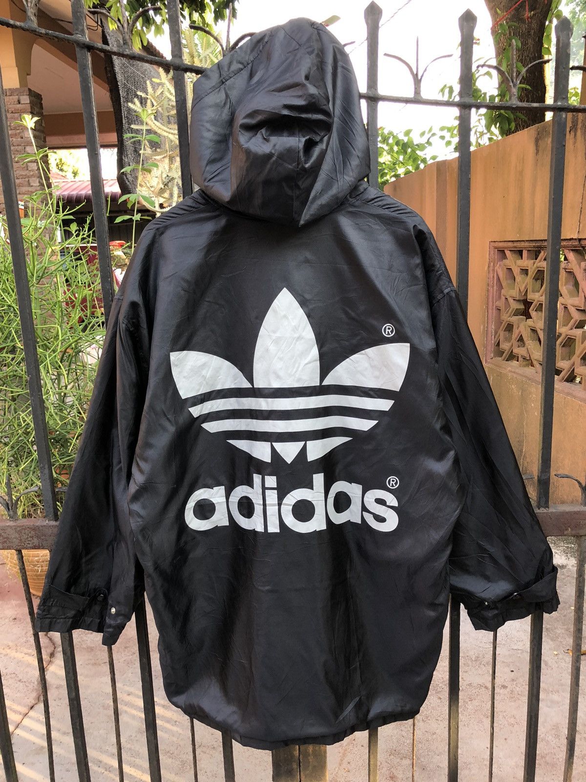 Adidas × Vintage Vintage 90s Adidas Big Logo Jacket Size US L / EU 52-54 / 3 - 1 Thumbnail