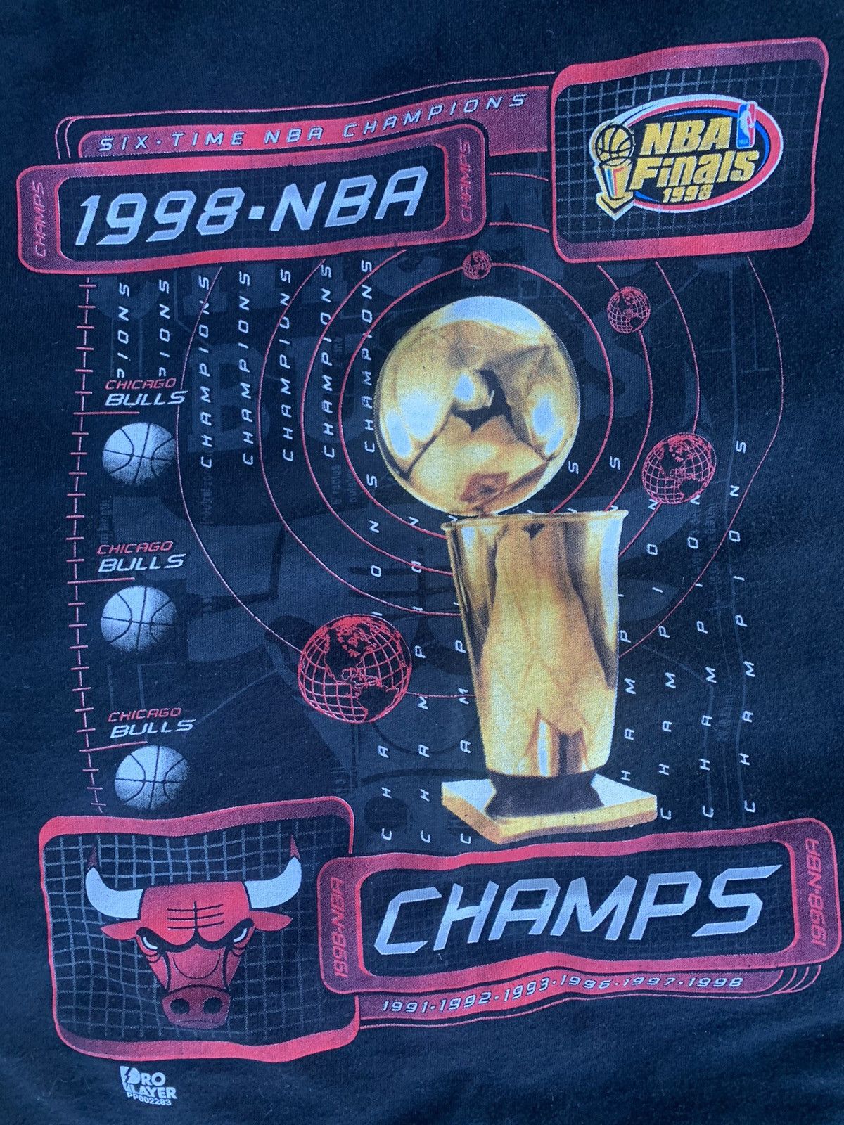 Pro Player × Vintage Vintage Bulls championship Shirt 98’ Size US M / EU 48-50 / 2 - 6 Thumbnail