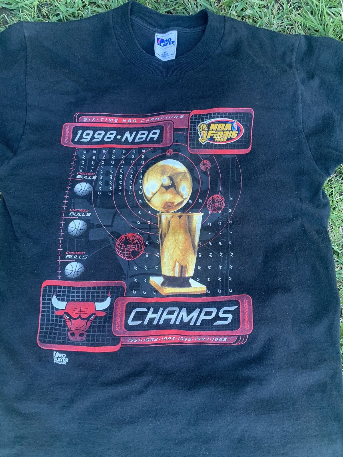 Pro Player × Vintage Vintage Bulls championship Shirt 98’ Size US M / EU 48-50 / 2 - 2 Thumbnail