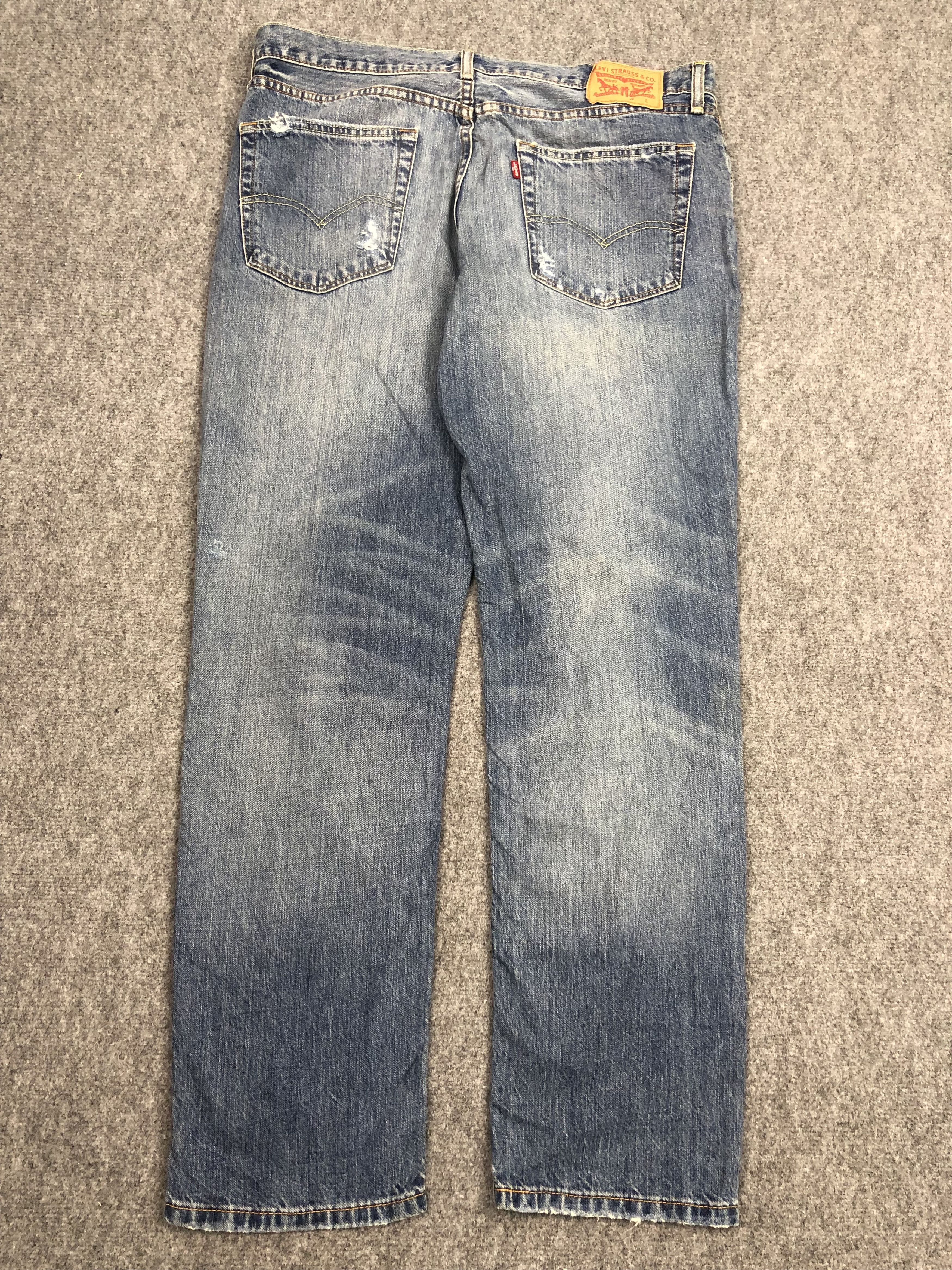 Levi's Vintage Levis Blue Jeans DP0432 Size US 39 - 2 Thumbnail