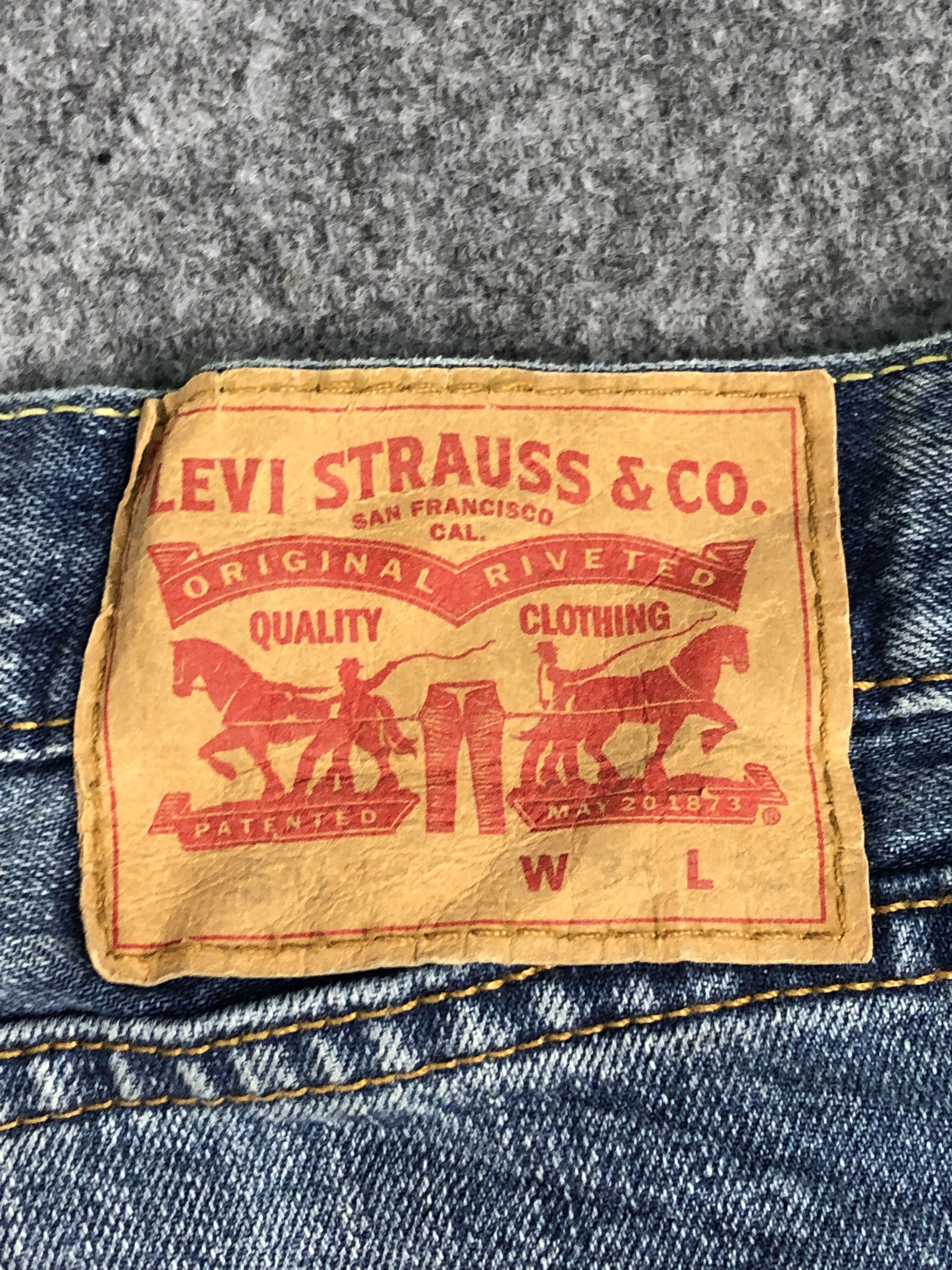 Levi's Vintage Levis Blue Jeans DP0432 Size US 39 - 5 Thumbnail