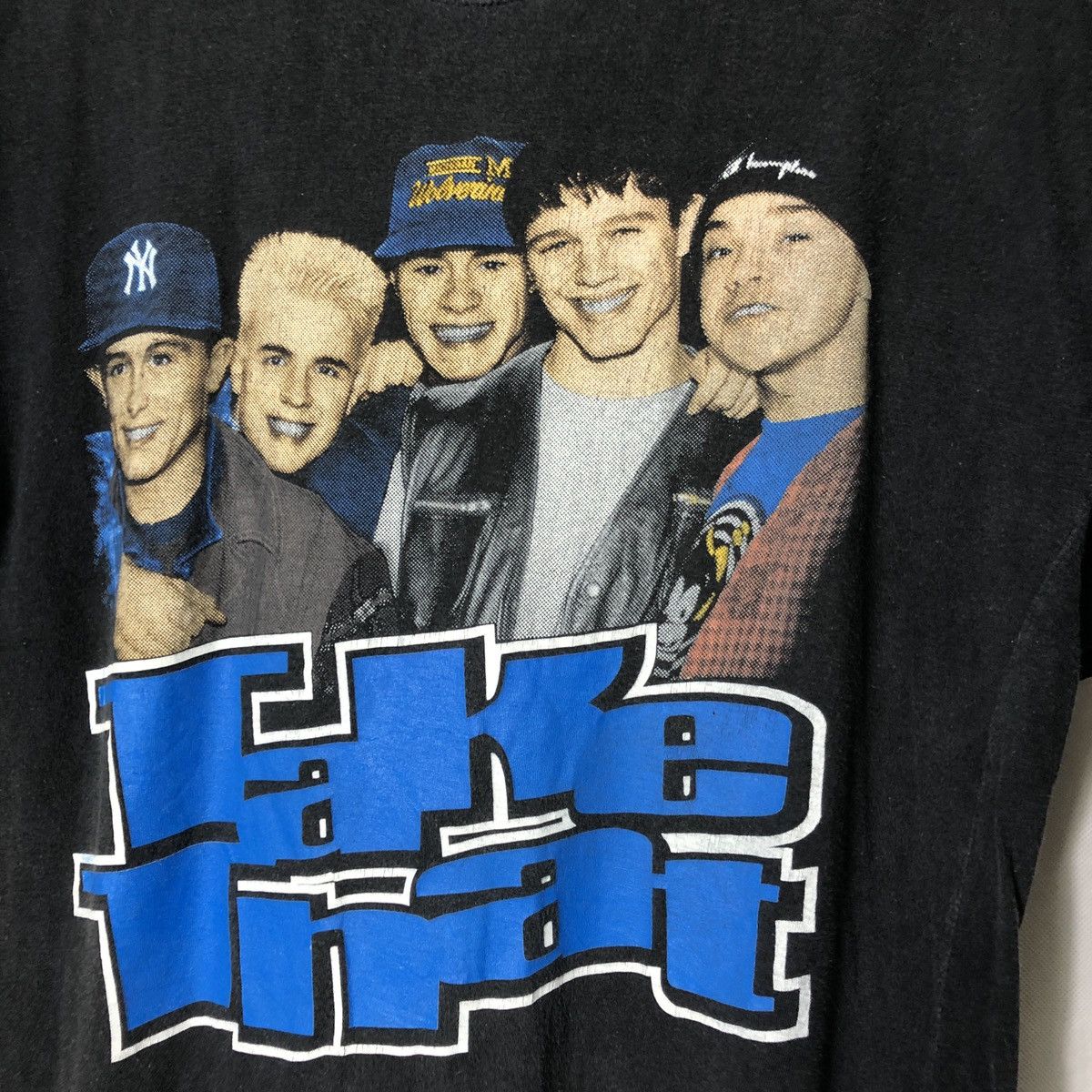 Band Tees Vintage 90s Take That Lineup Single Stitch Tee Size US M / EU 48-50 / 2 - 7 Thumbnail