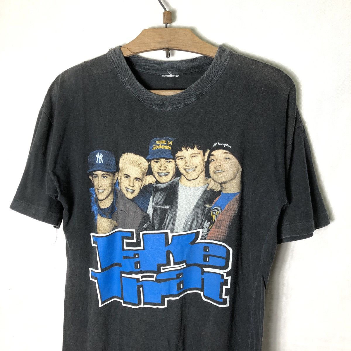 Band Tees Vintage 90s Take That Lineup Single Stitch Tee Size US M / EU 48-50 / 2 - 3 Thumbnail