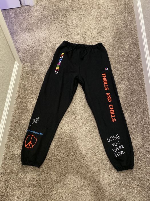 Travis scott astroworld online sweatpants champion