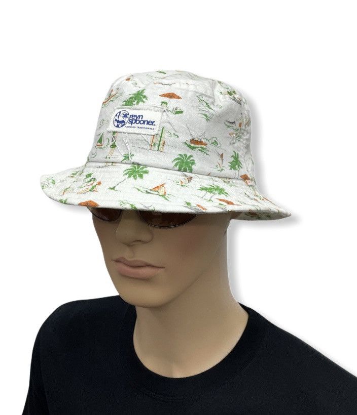 Reyn Spooner 🔥FIRE🔥90’s REYN SPOONER Hawaii Summer Bucket Hat Size ONE SIZE - 3 Thumbnail