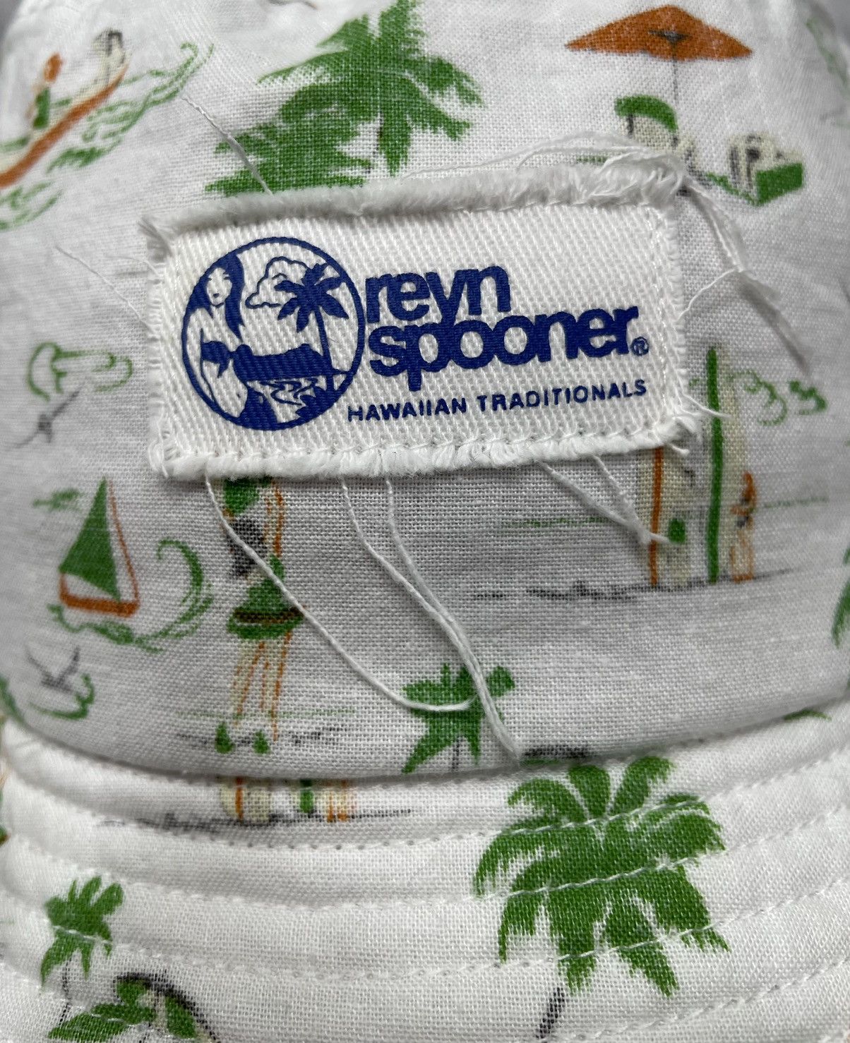 Reyn Spooner 🔥FIRE🔥90’s REYN SPOONER Hawaii Summer Bucket Hat Size ONE SIZE - 2 Thumbnail