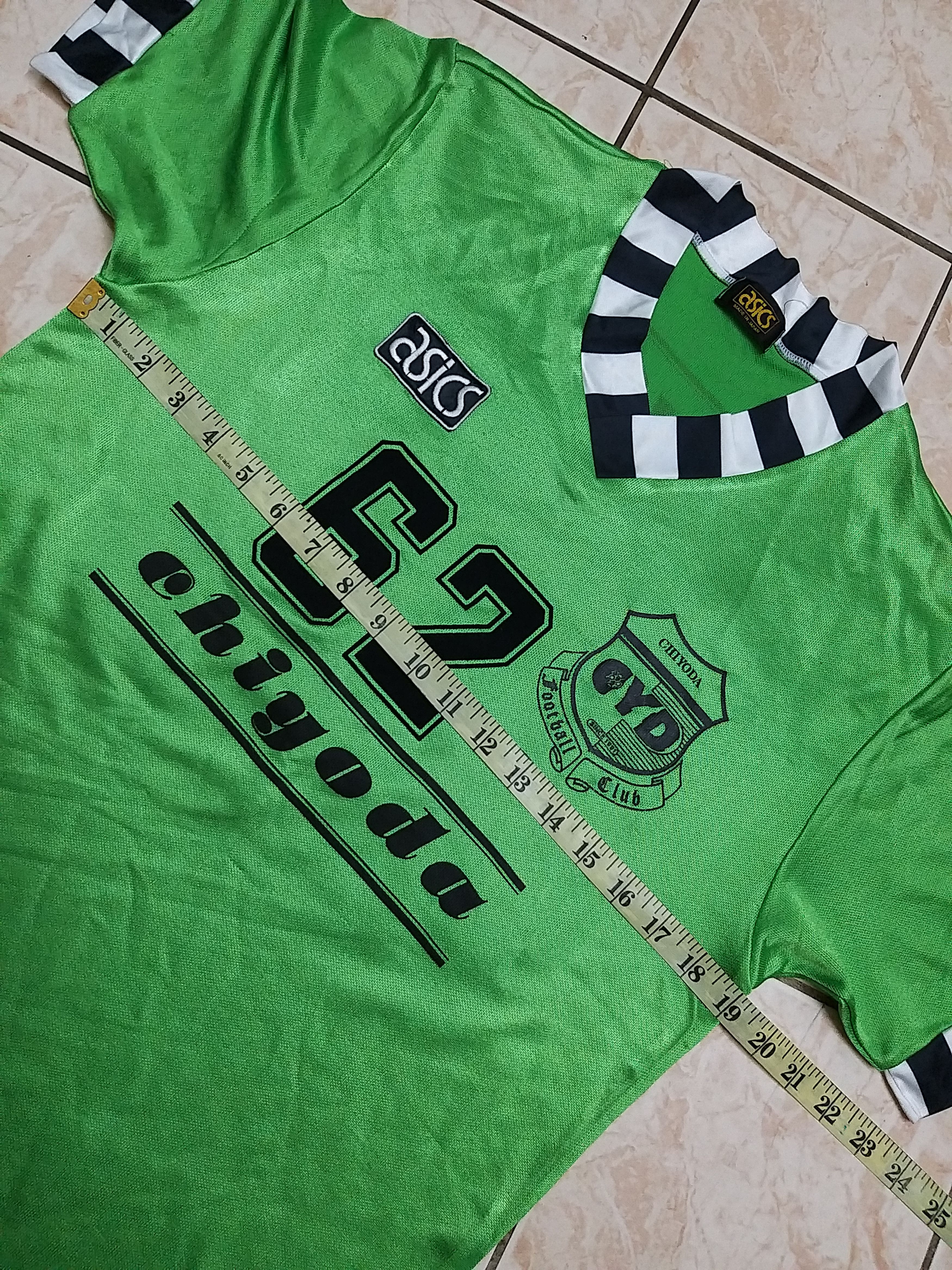 Asics RARE🔥VINTAGE 90'S ASICS CHIYODA FC JAPANESE CLUB #62 JERSEY Size US M / EU 48-50 / 2 - 7 Thumbnail