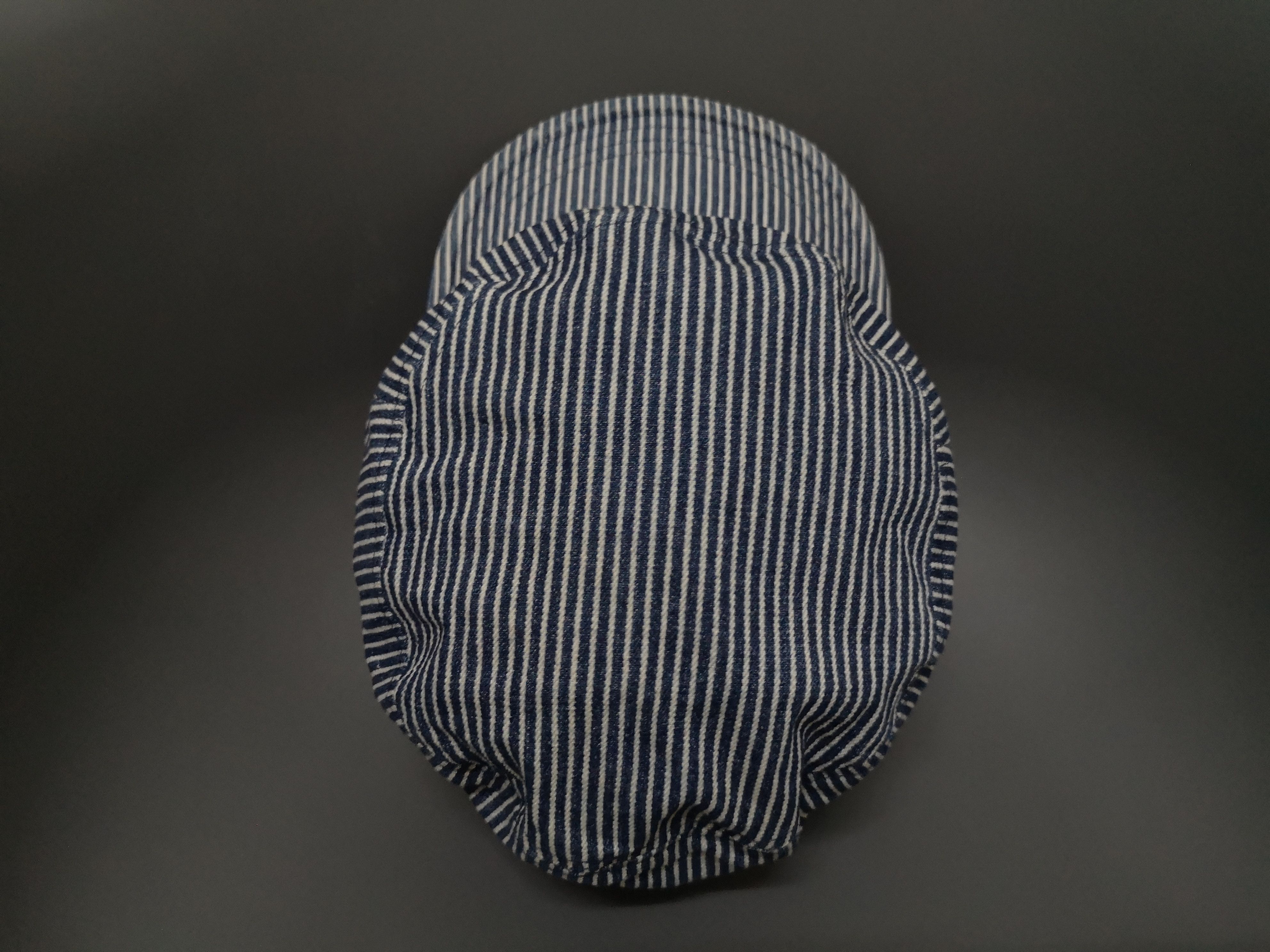 Japanese Brand × Vintage RARE REVERSIBLE DENIM/HICKORY STRIPES WORKER HAT JAPAN Size ONE SIZE - 23 Thumbnail