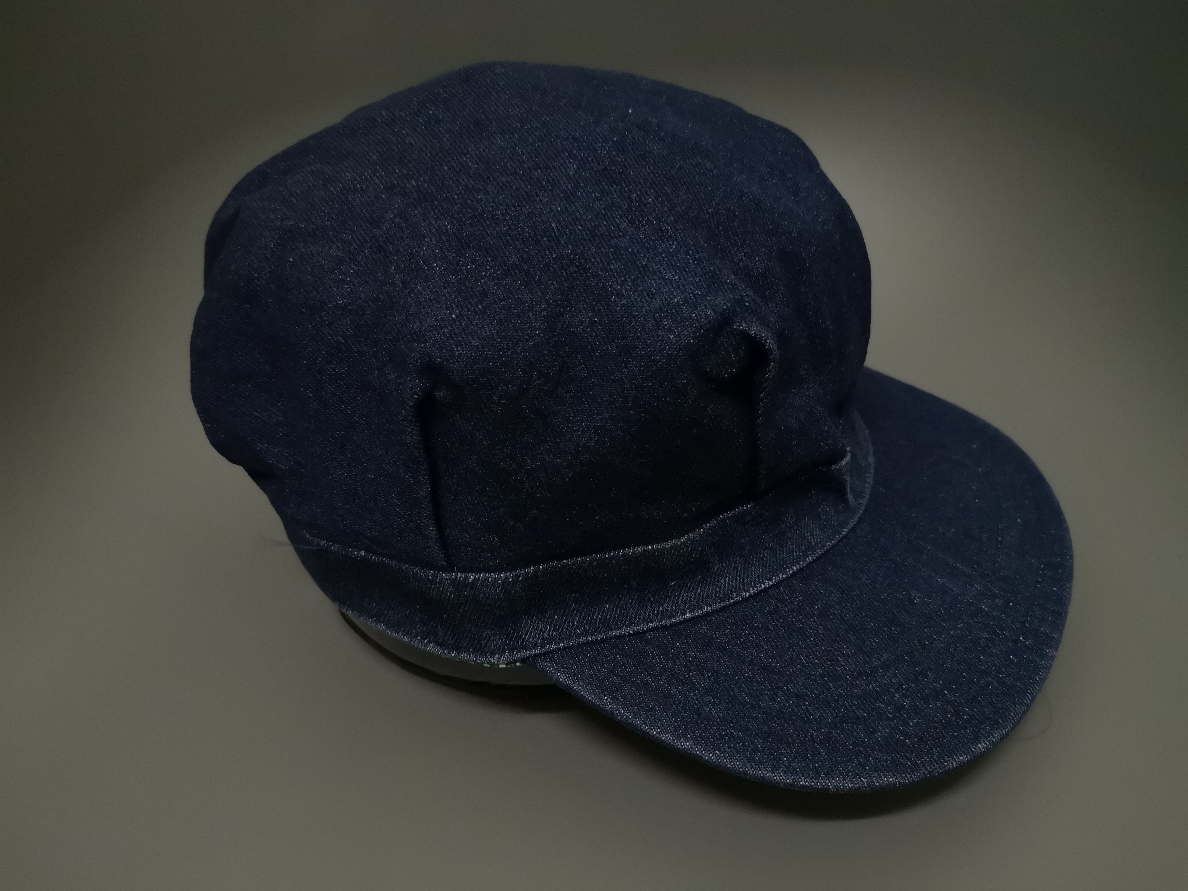 Japanese Brand × Vintage RARE REVERSIBLE DENIM/HICKORY STRIPES WORKER HAT JAPAN Size ONE SIZE - 9 Thumbnail