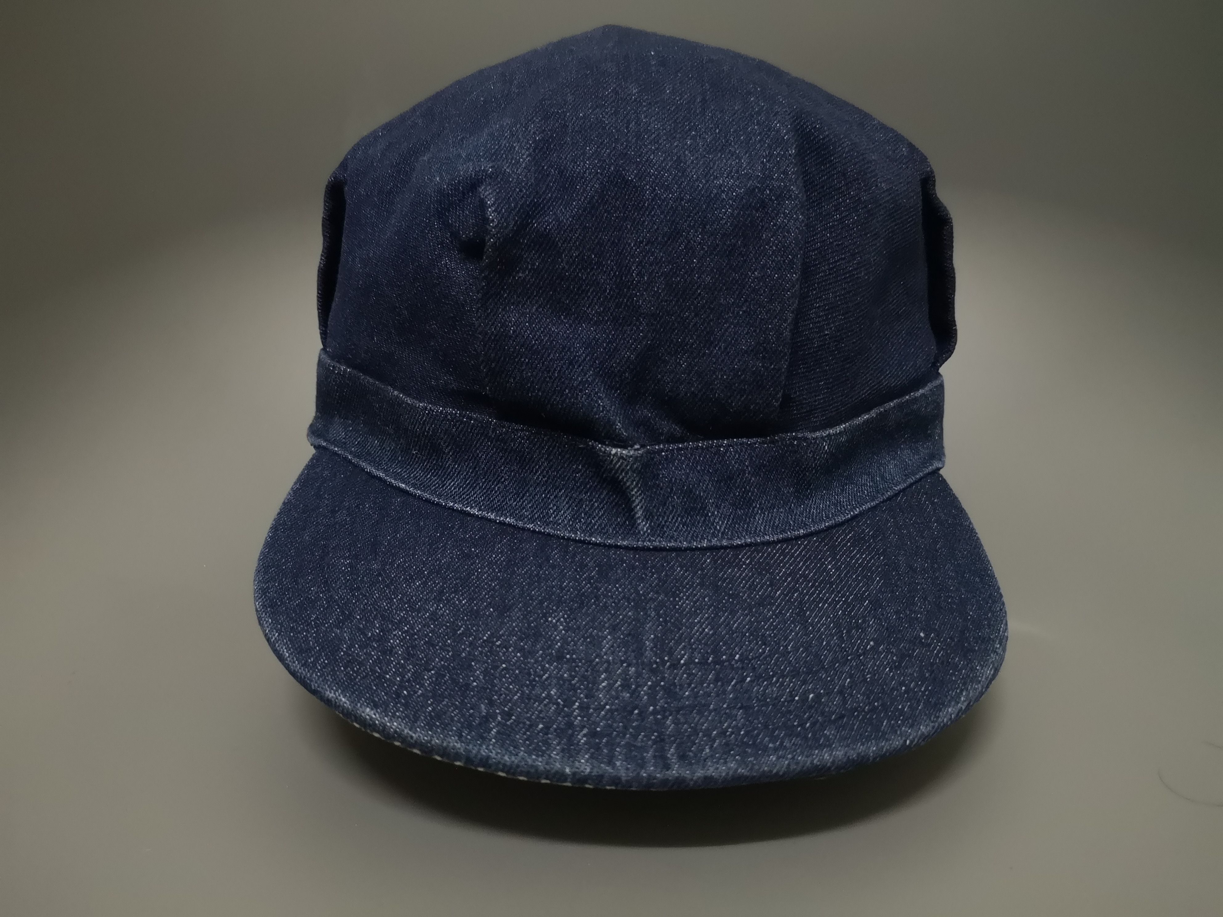 Japanese Brand × Vintage RARE REVERSIBLE DENIM/HICKORY STRIPES WORKER HAT JAPAN Size ONE SIZE - 15 Thumbnail