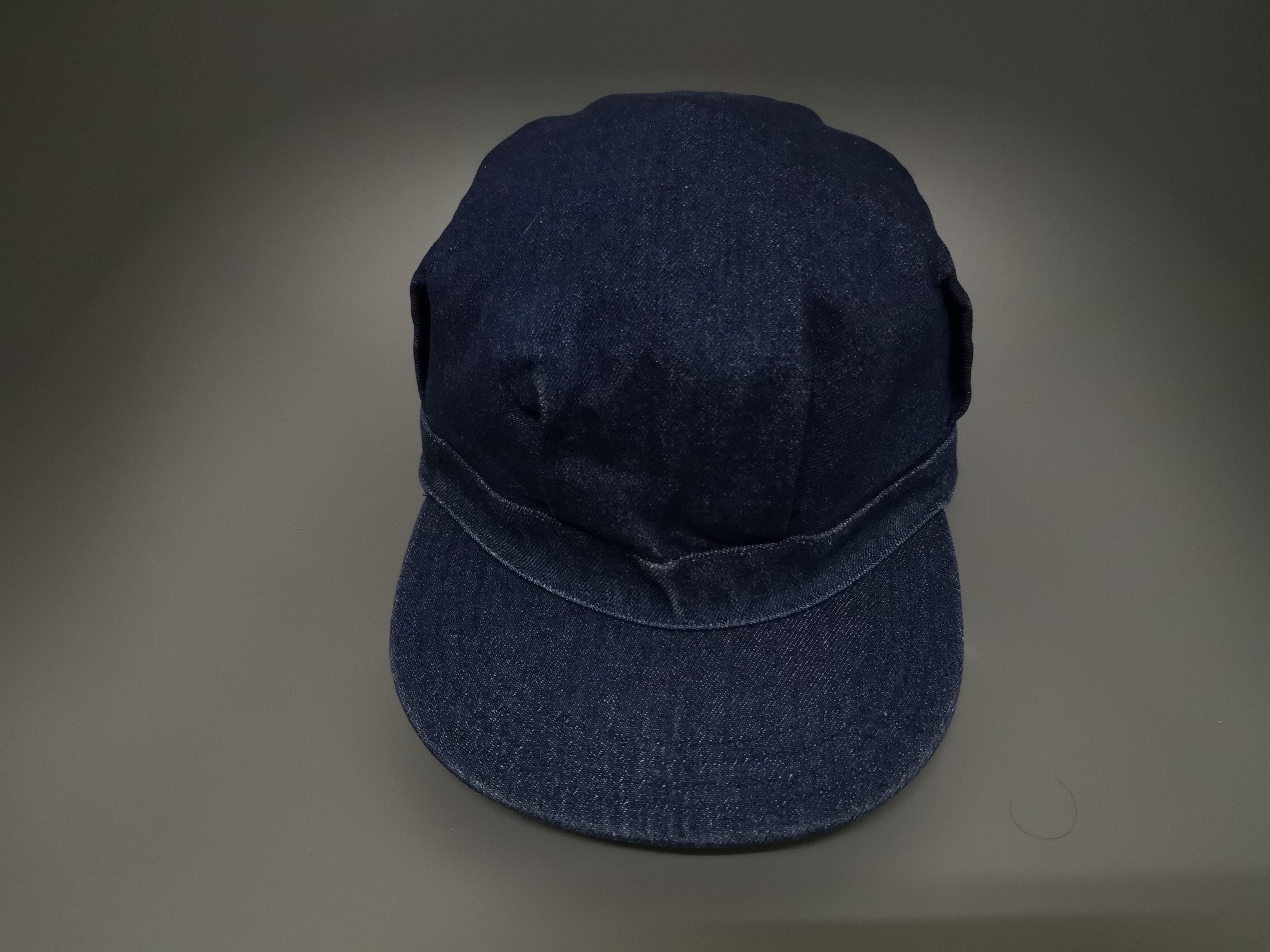 Japanese Brand × Vintage RARE REVERSIBLE DENIM/HICKORY STRIPES WORKER HAT JAPAN Size ONE SIZE - 8 Thumbnail