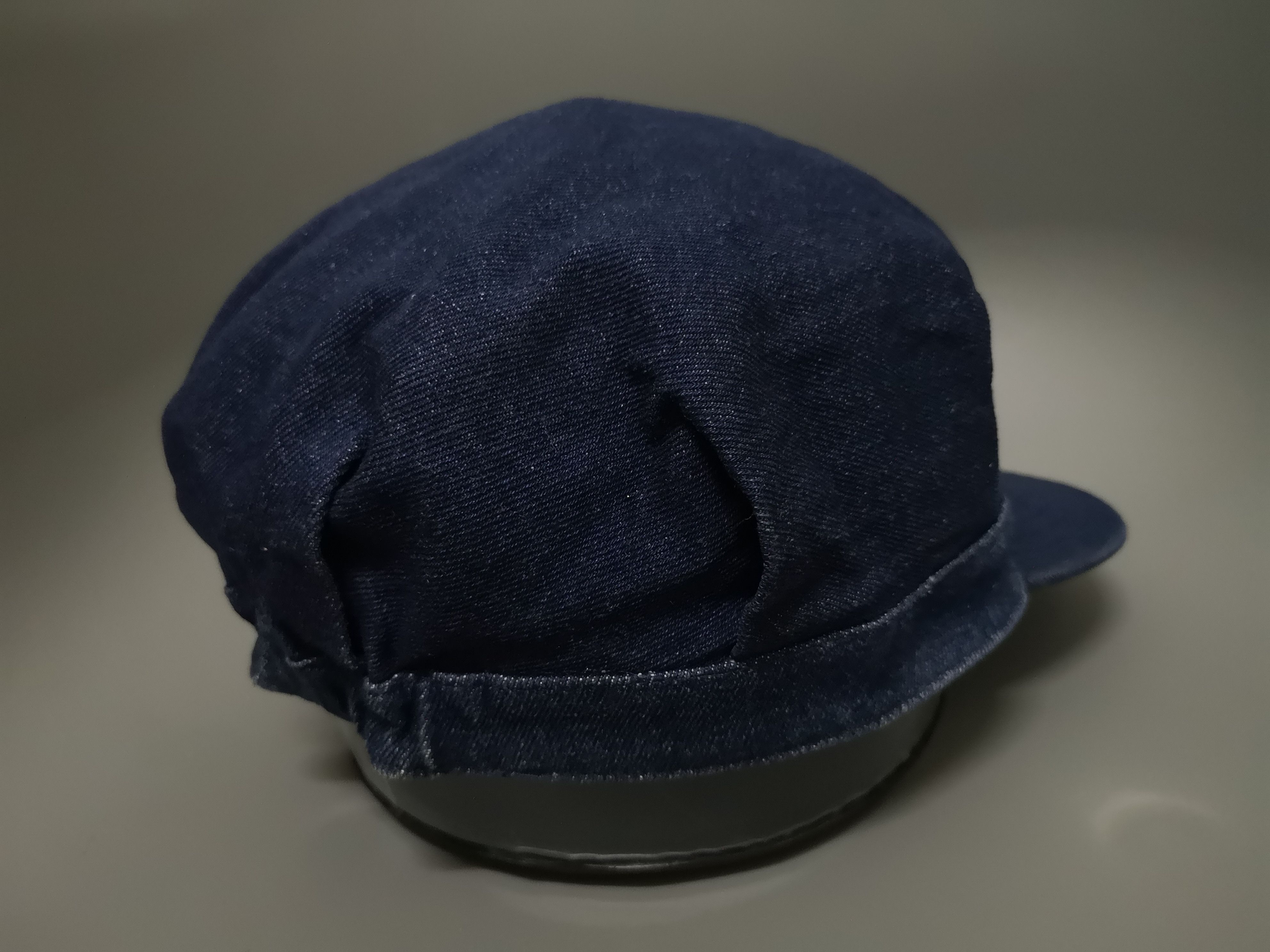 Japanese Brand × Vintage RARE REVERSIBLE DENIM/HICKORY STRIPES WORKER HAT JAPAN Size ONE SIZE - 10 Thumbnail