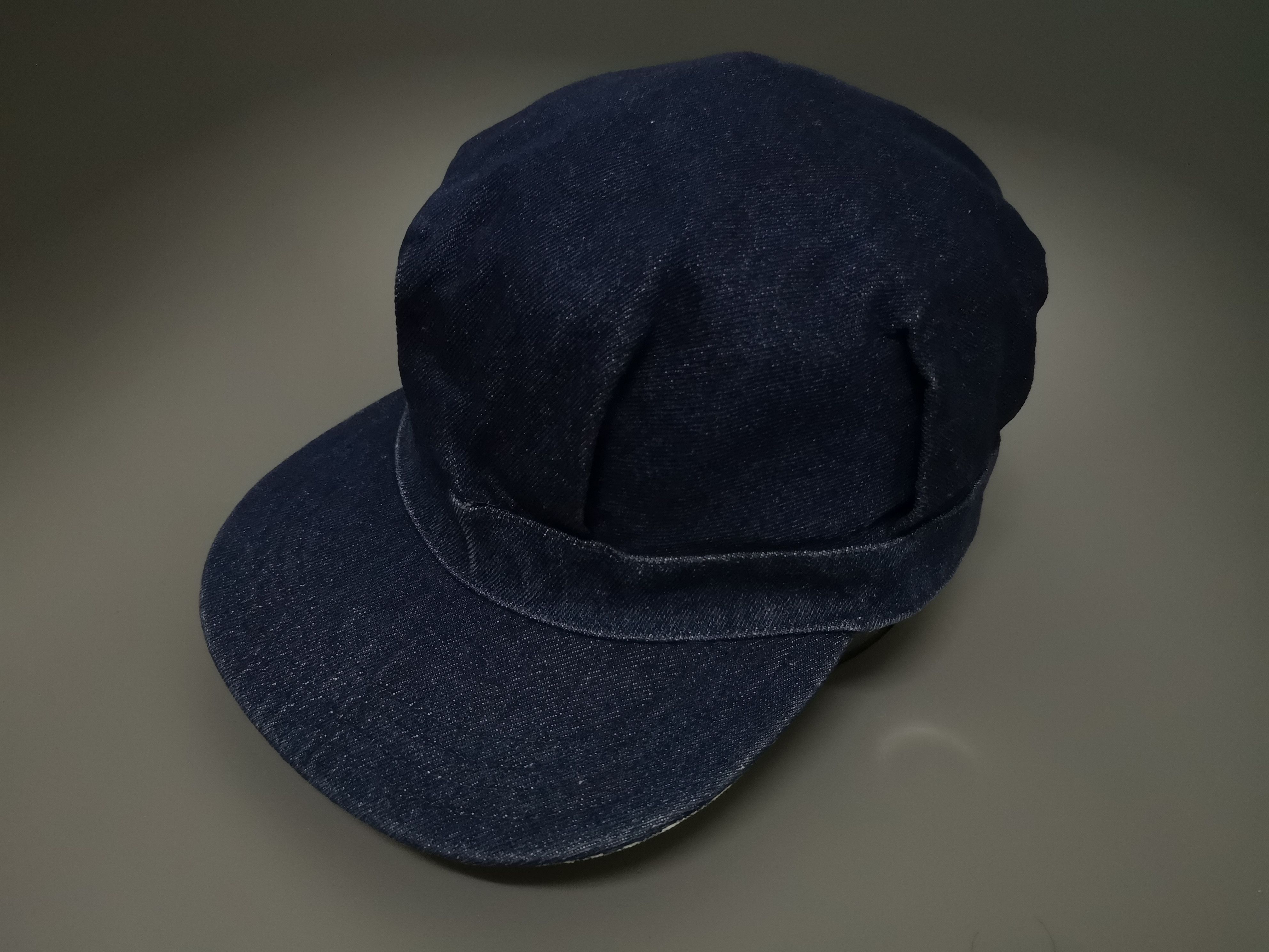Japanese Brand × Vintage RARE REVERSIBLE DENIM/HICKORY STRIPES WORKER HAT JAPAN Size ONE SIZE - 6 Thumbnail