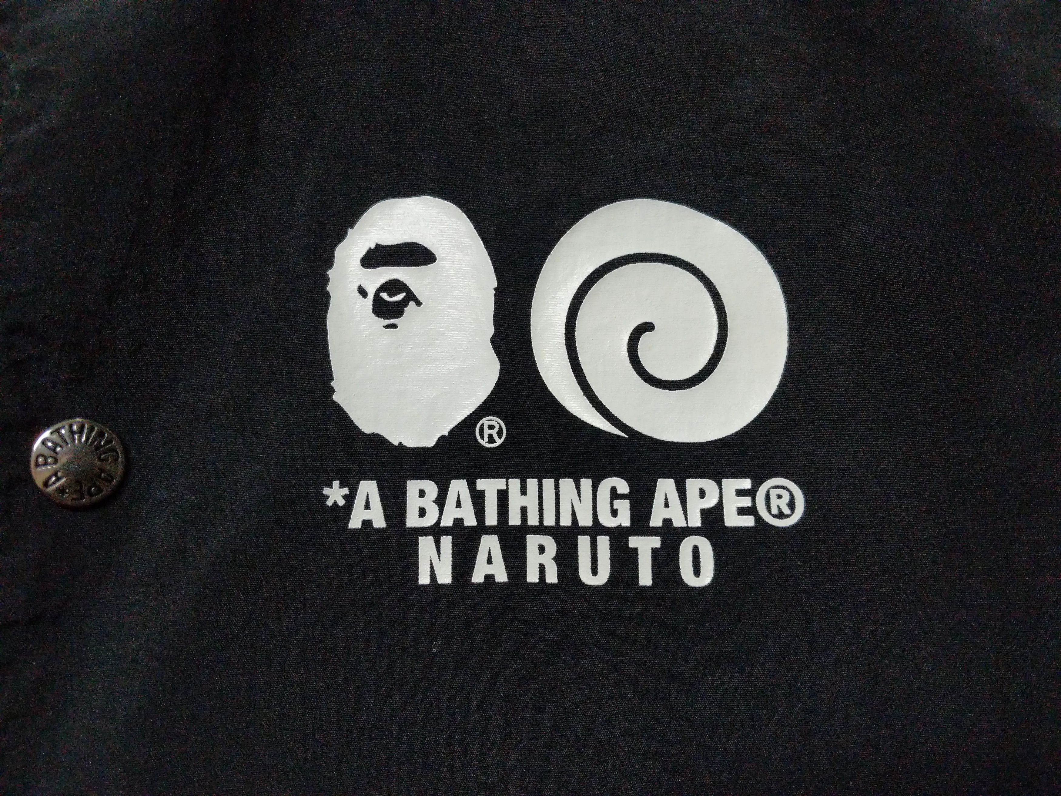 Bape A Bathing Ape x Naruto Boruto Baby Milo Coach Jacket | Grailed