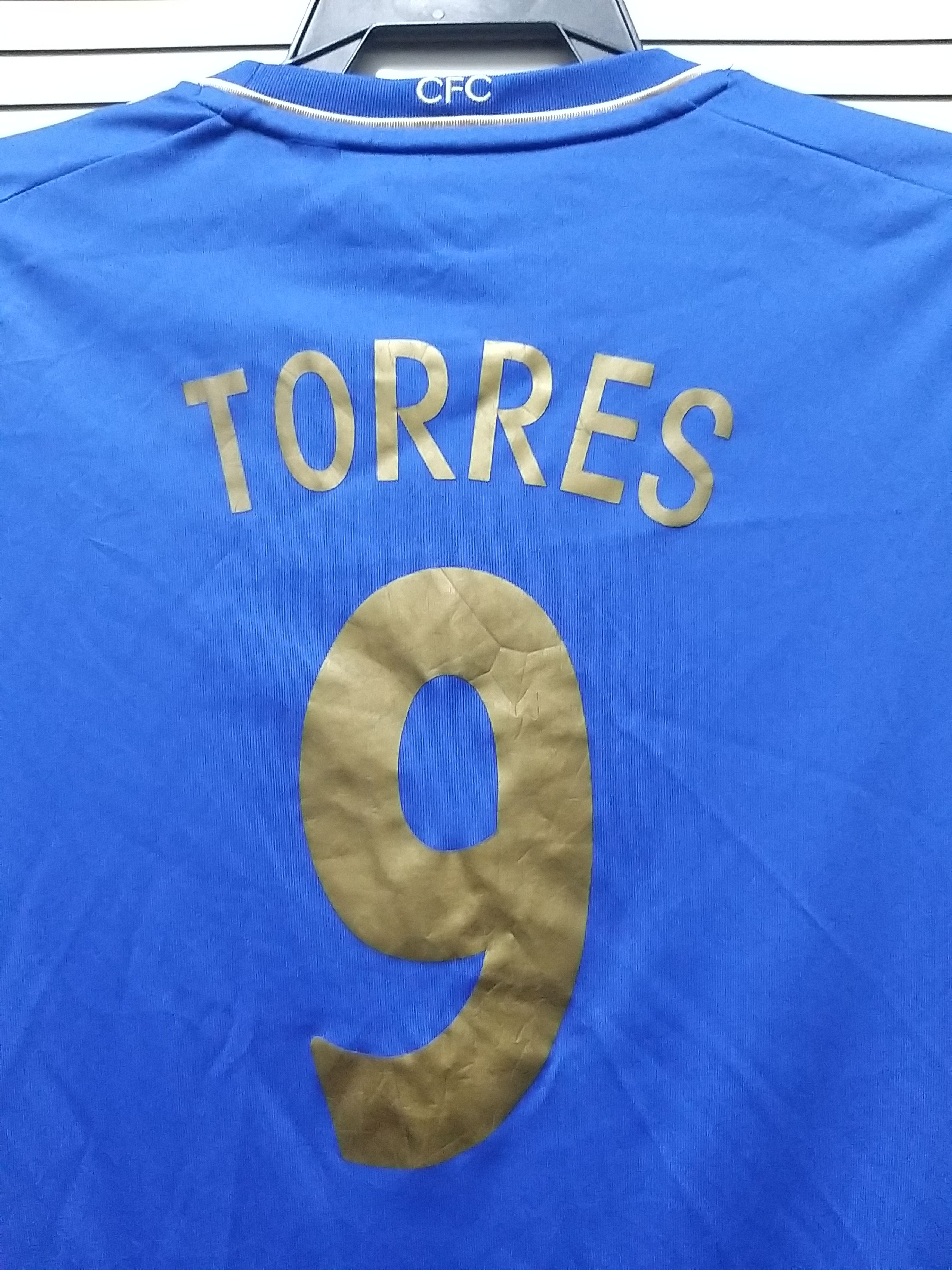 Chelsea Soccer ADIDAS CHELSEA 2012-13 SAMSUNG #9 TORRES HOME JERSEY Size US S / EU 44-46 / 1 - 4 Thumbnail