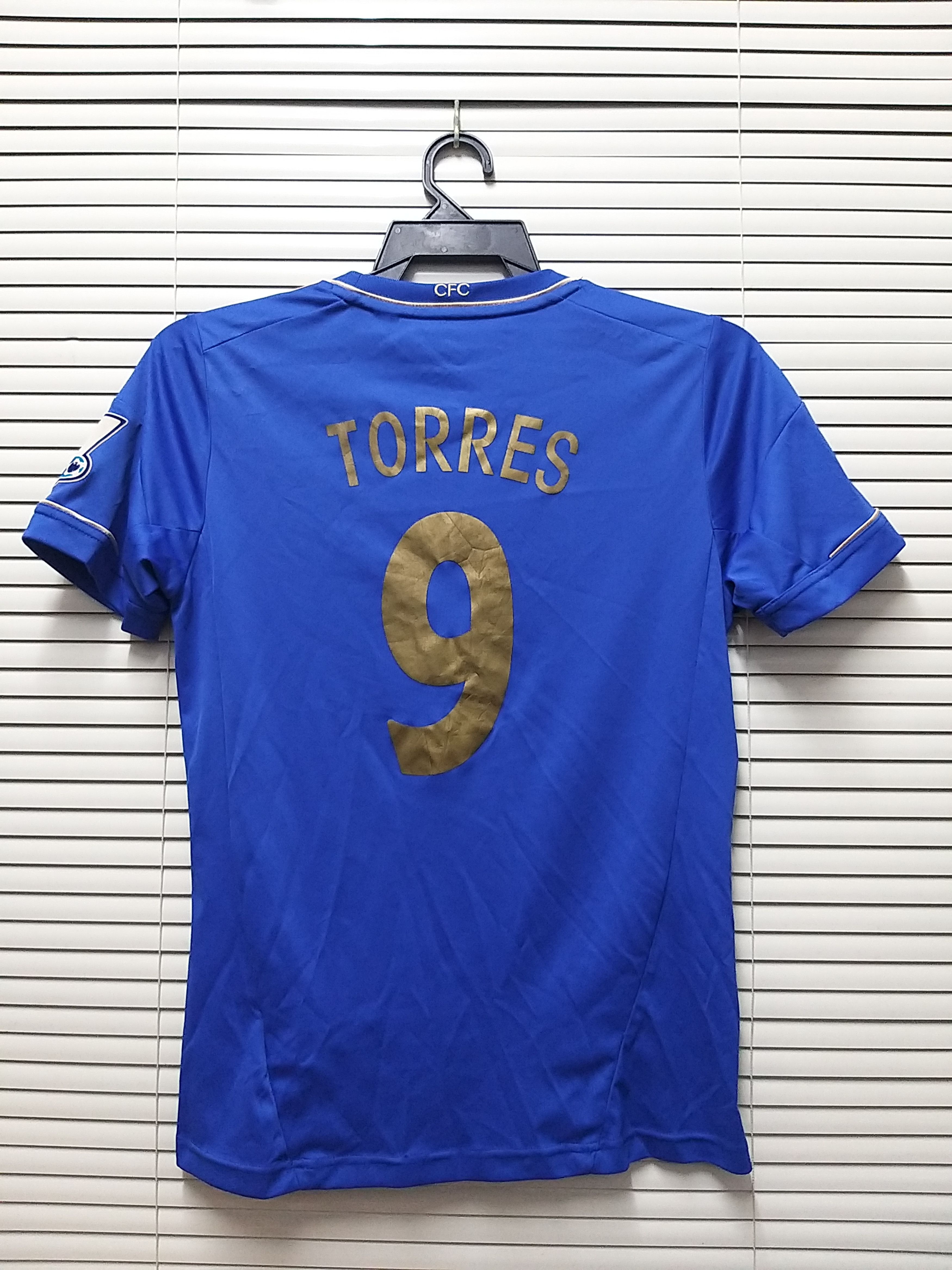 Chelsea Soccer ADIDAS CHELSEA 2012-13 SAMSUNG #9 TORRES HOME JERSEY Size US S / EU 44-46 / 1 - 2 Thumbnail