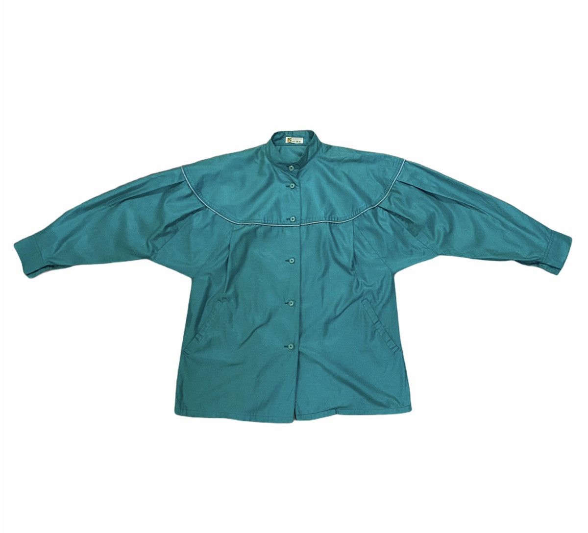Issey Miyake × Vintage Vtg❇️Avant-Garde Issey Sport Mandarin Collar Button down Size US L / EU 52-54 / 3 - 3 Thumbnail
