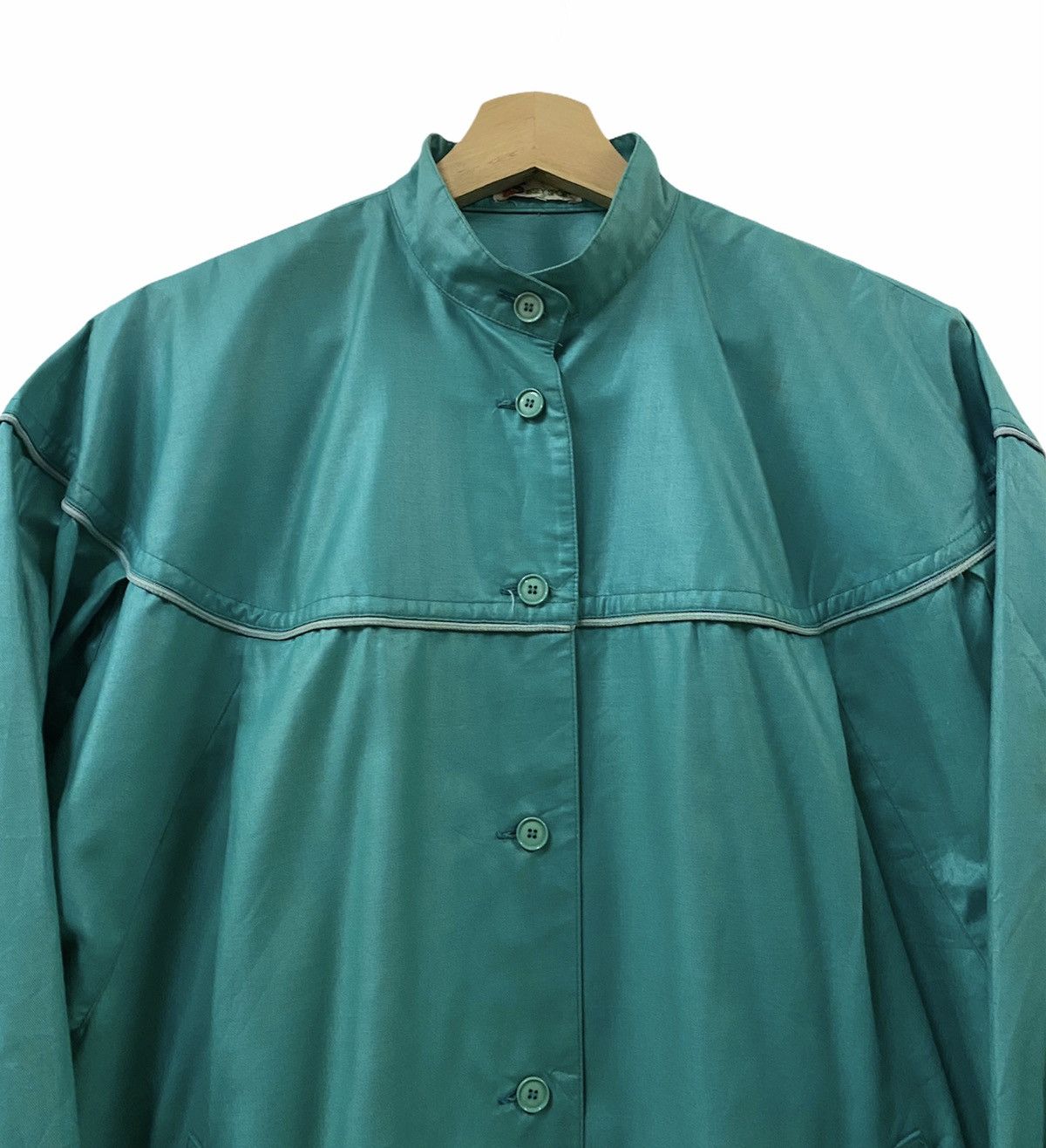Issey Miyake × Vintage Vtg❇️Avant-Garde Issey Sport Mandarin Collar Button down Size US L / EU 52-54 / 3 - 6 Thumbnail