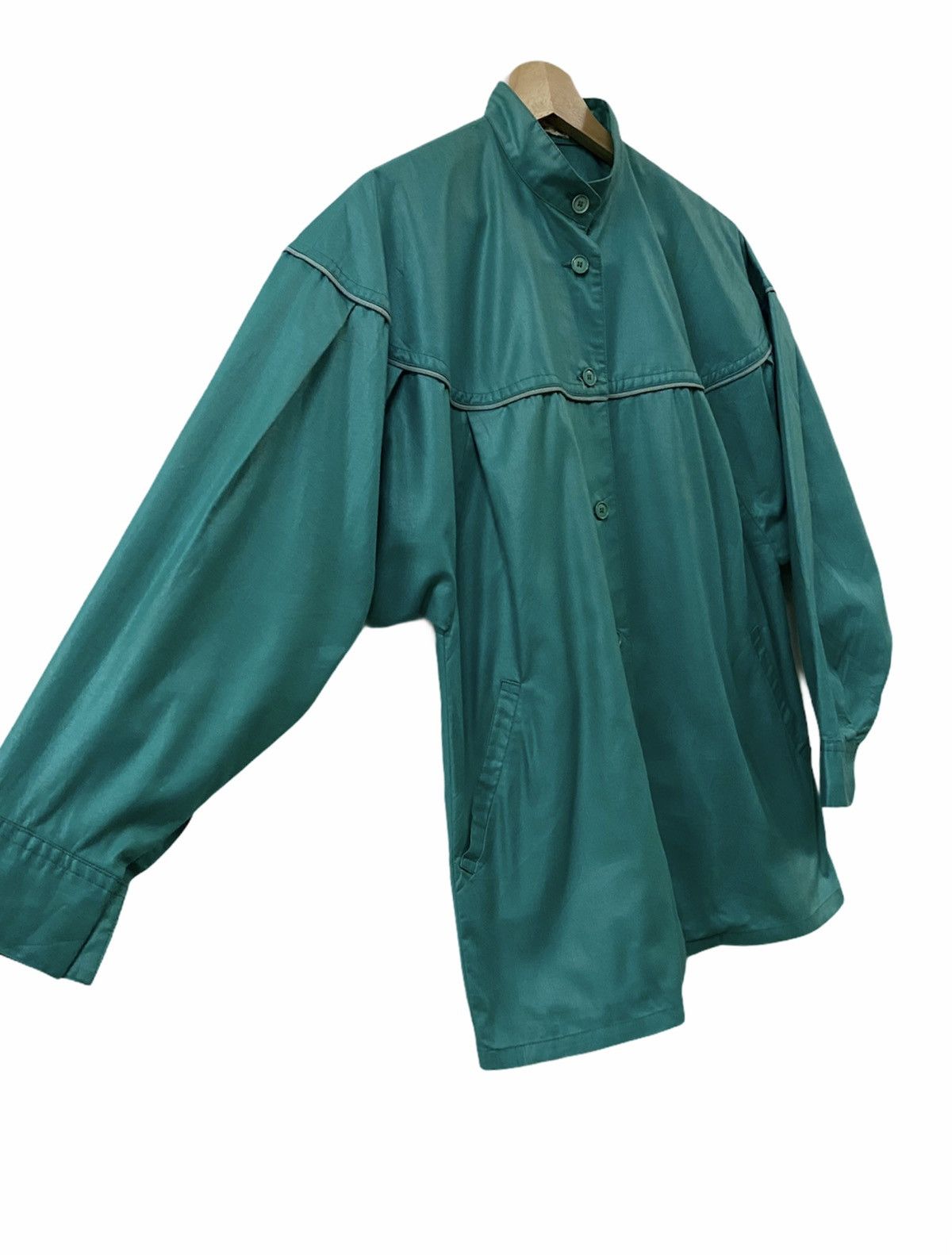 Issey Miyake × Vintage Vtg❇️Avant-Garde Issey Sport Mandarin Collar Button down Size US L / EU 52-54 / 3 - 10 Thumbnail