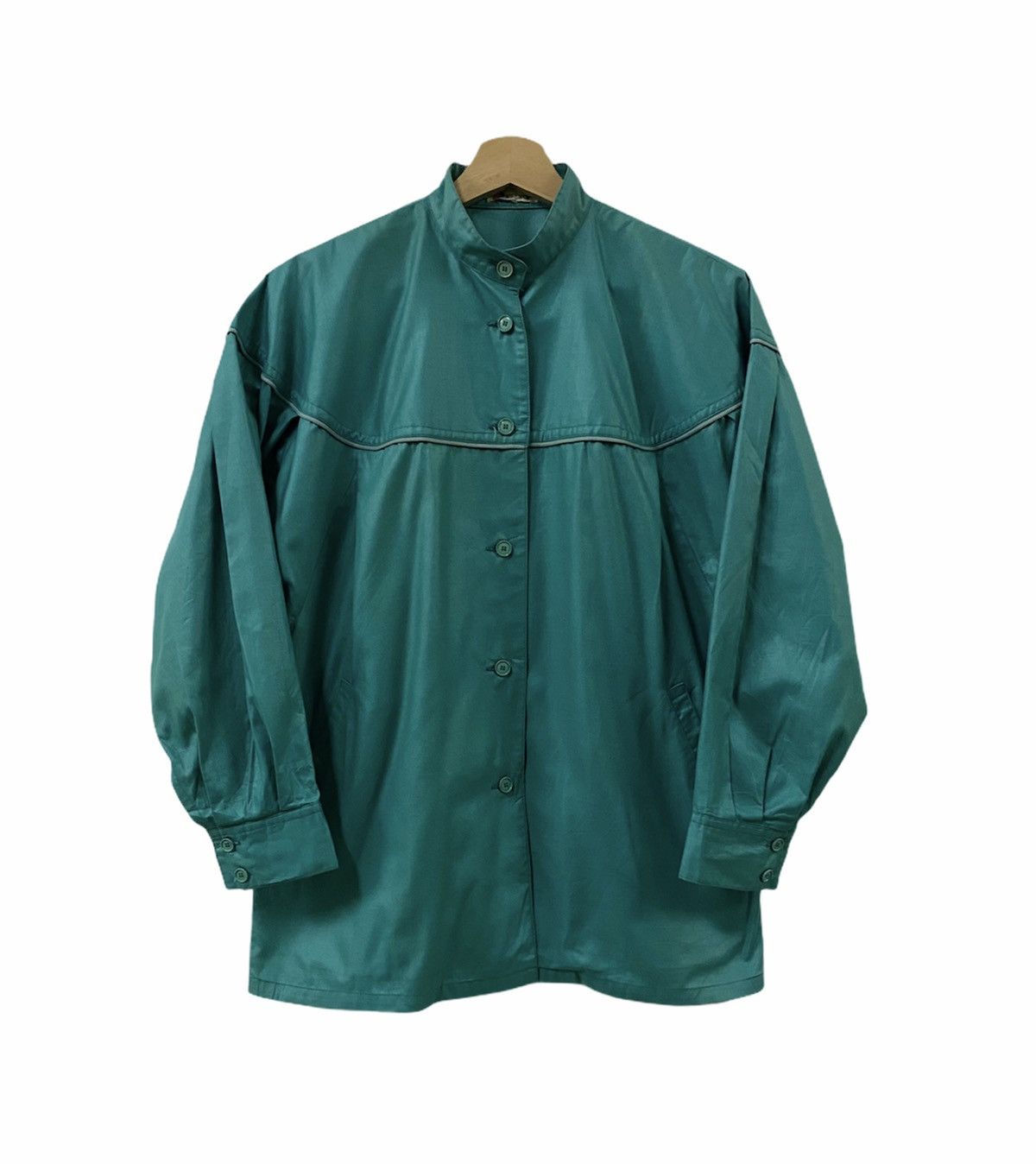 Issey Miyake × Vintage Vtg❇️Avant-Garde Issey Sport Mandarin Collar Button down Size US L / EU 52-54 / 3 - 2 Thumbnail