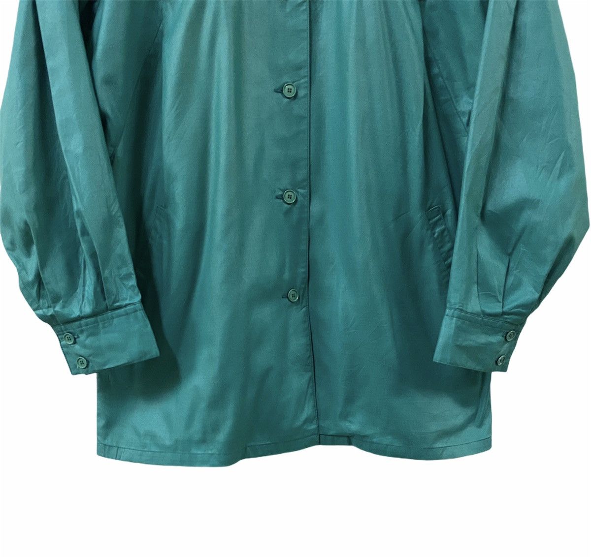 Issey Miyake × Vintage Vtg❇️Avant-Garde Issey Sport Mandarin Collar Button down Size US L / EU 52-54 / 3 - 7 Thumbnail